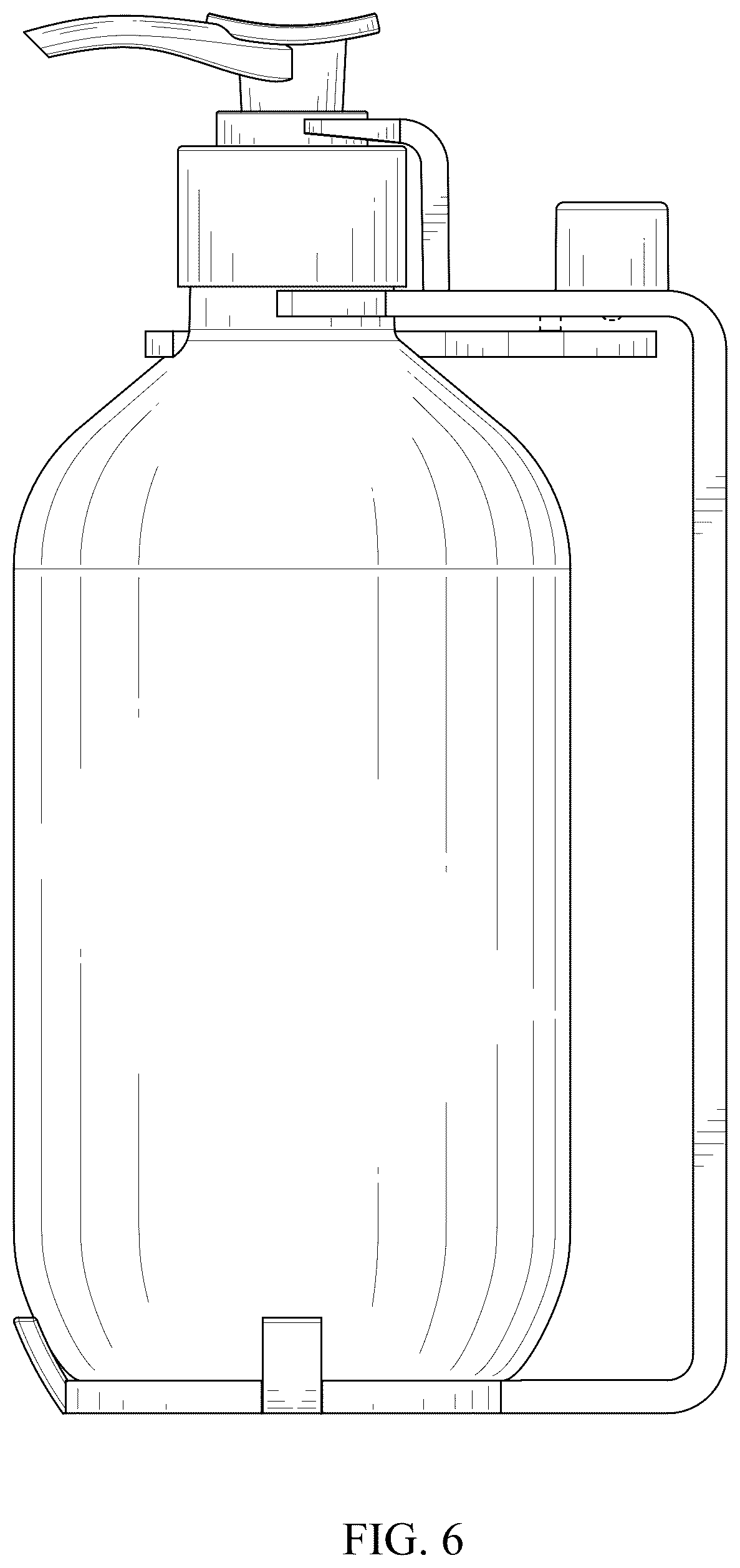 Patent USD1124706 Figure 6 – Wall mounted soap dispenser