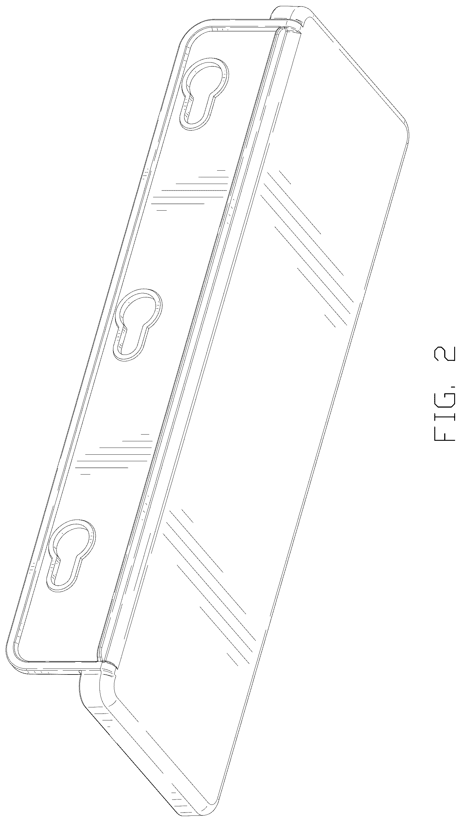 Patent USD1124707 Figure 2 – Shelf