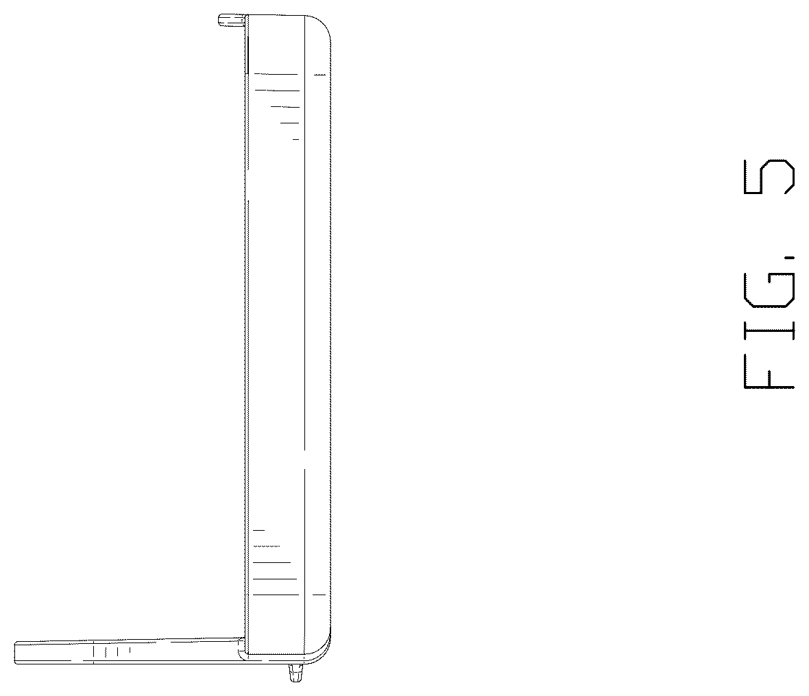 Patent USD1124707 Figure 5 – Shelf