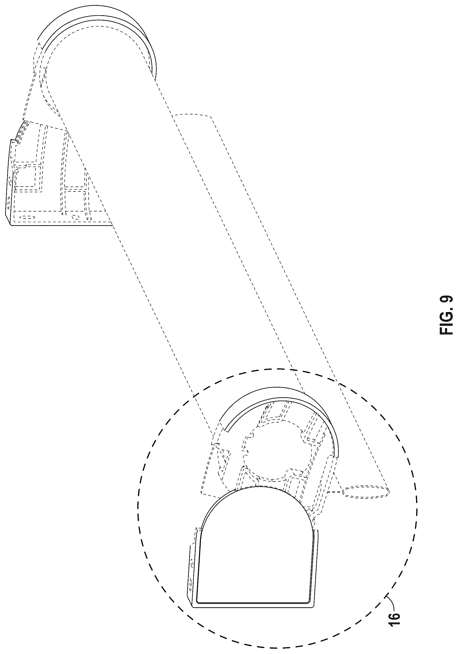 Patent USD1124708 Figure 6 – Bracket set for a window treatment