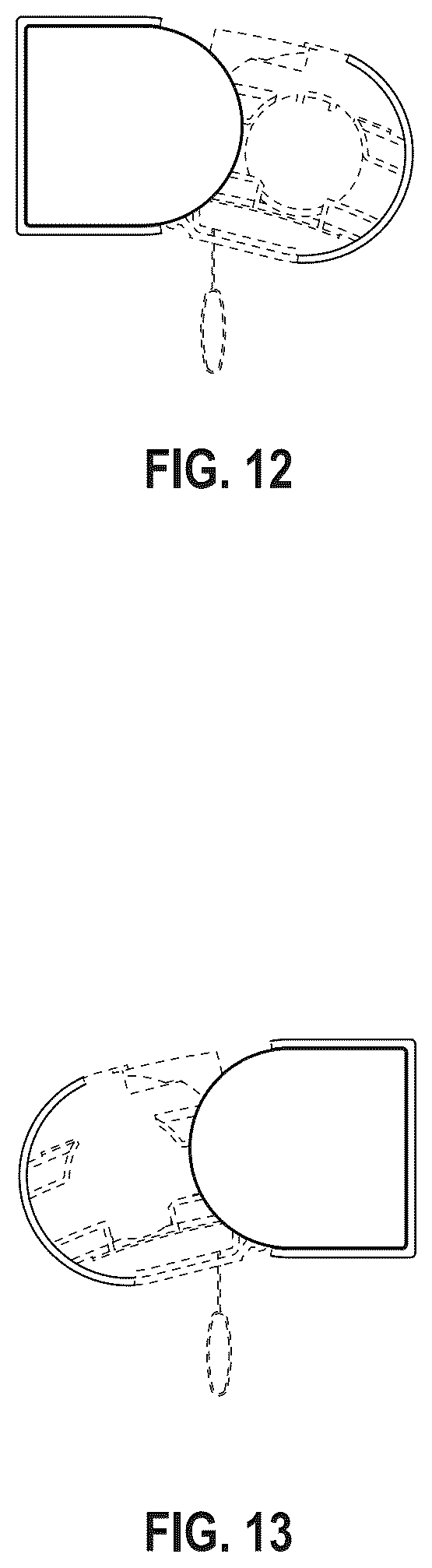 Patent USD1124708 Figure 8 – Bracket set for a window treatment