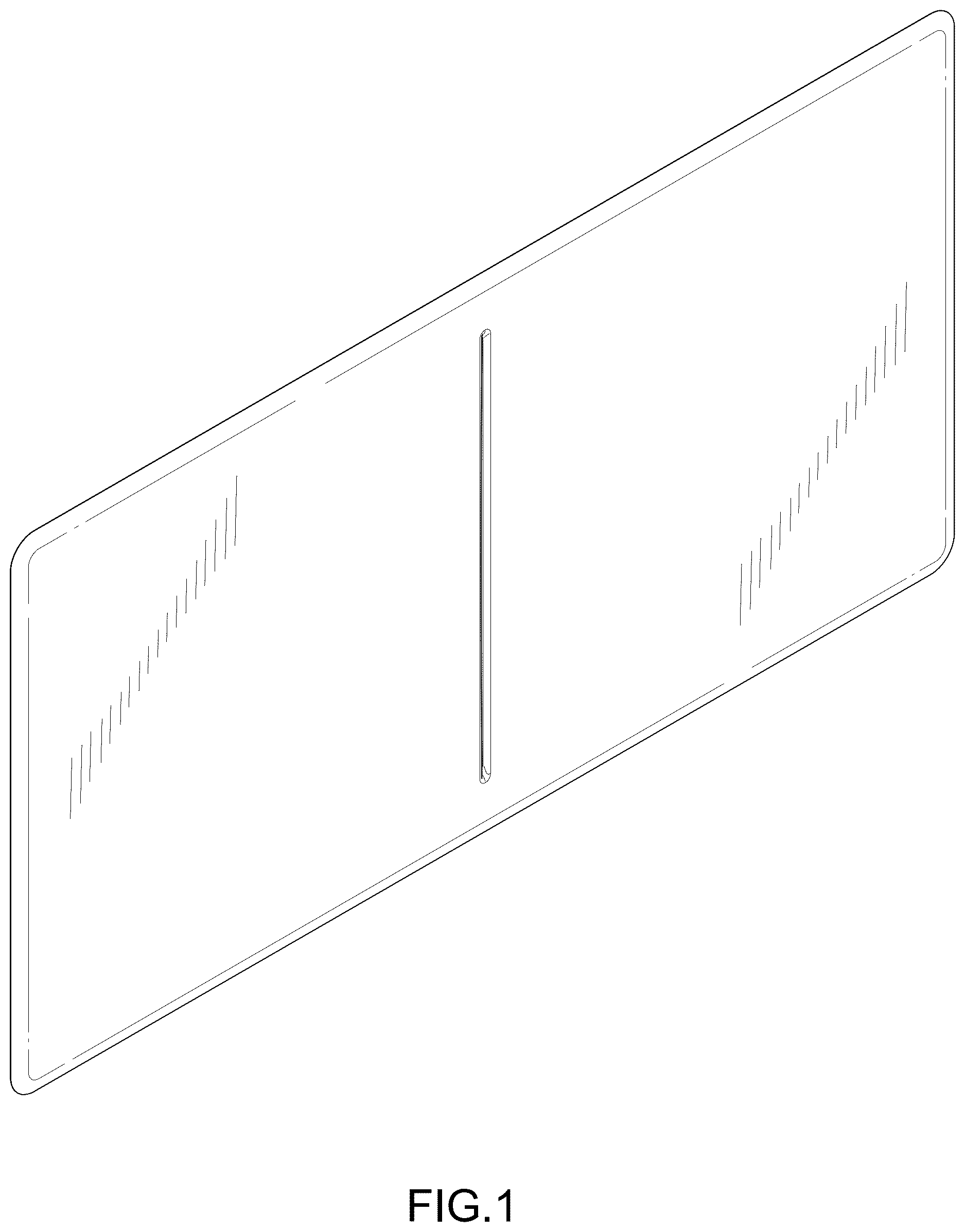 Patent USD1124709 Figure 1 – Foldable anti-fatigue mat