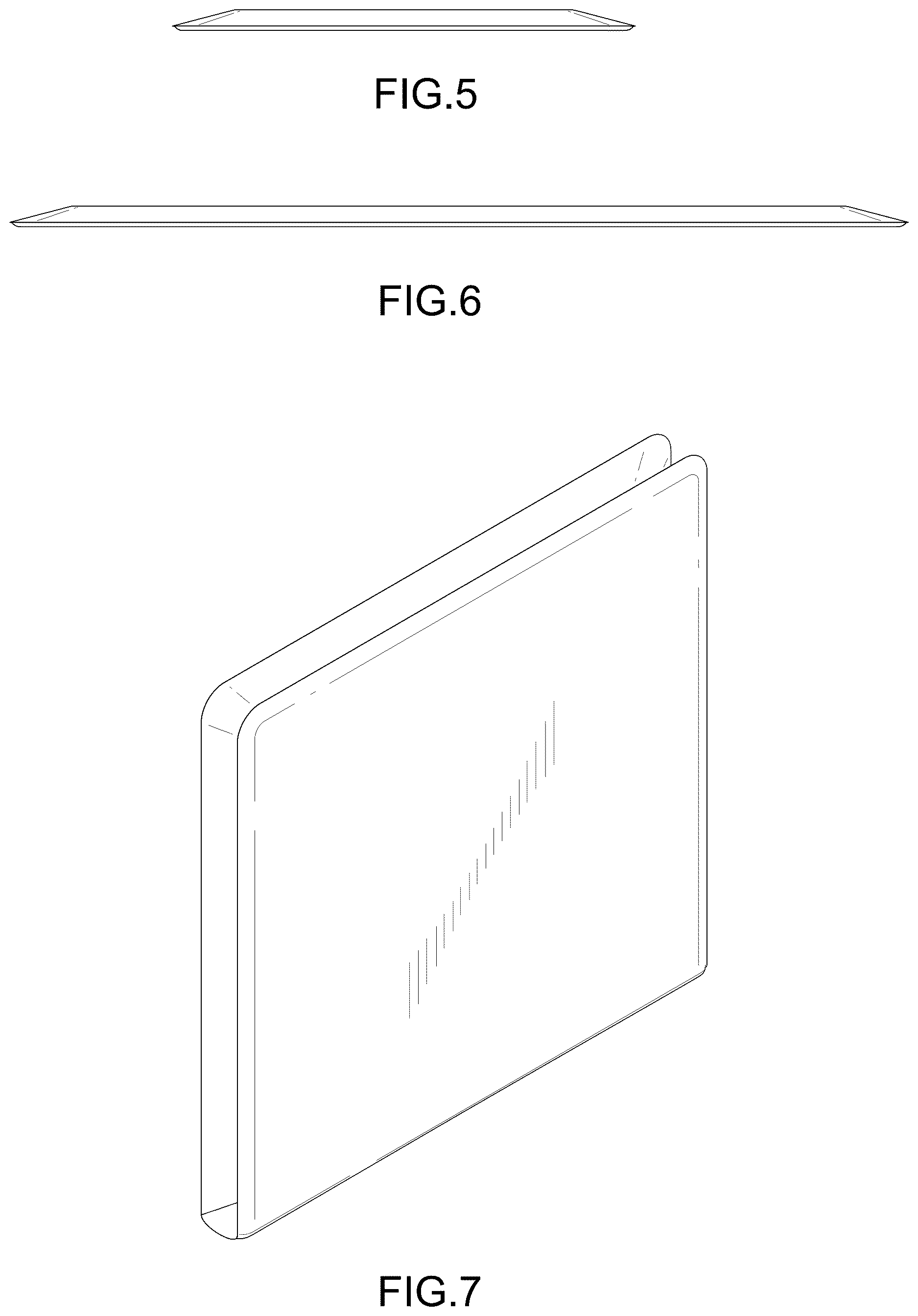 Patent USD1124709 Figure 4 – Foldable anti-fatigue mat