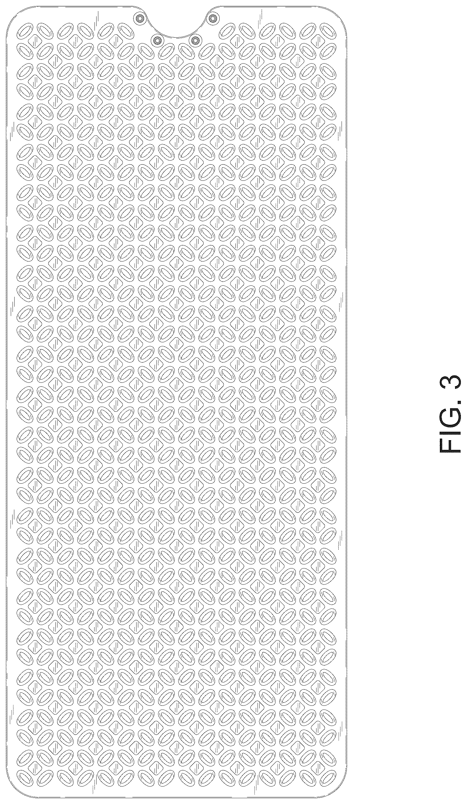 Patent USD1124710 Figure 3 – Long hollow non-slip mat