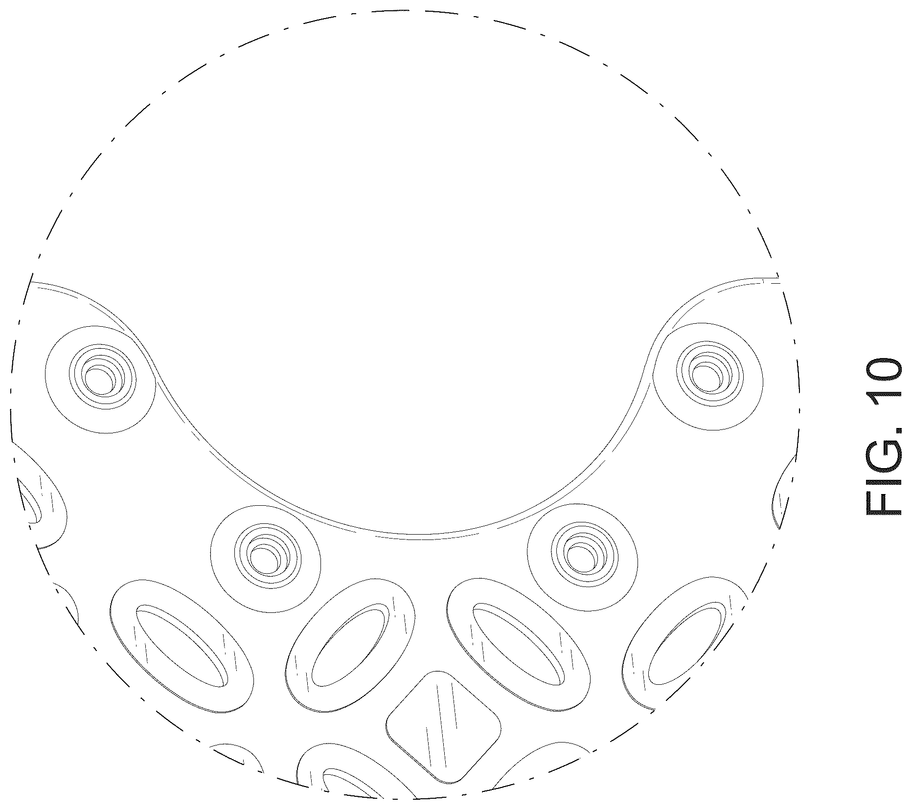 Patent USD1124710 Figure 10 – Long hollow non-slip mat