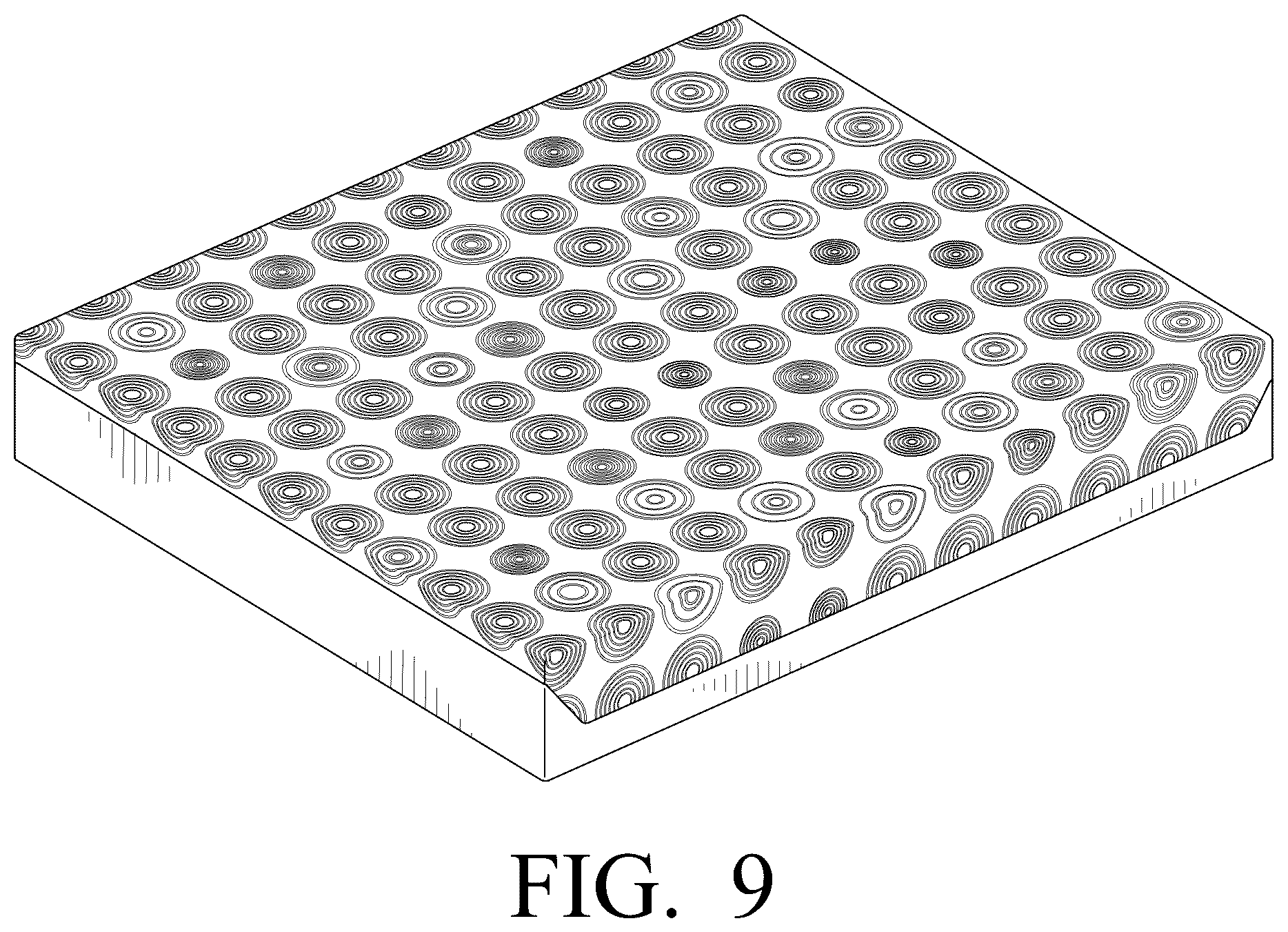 Patent USD1124711 Figure 7 – Mattress cover including an inner panel