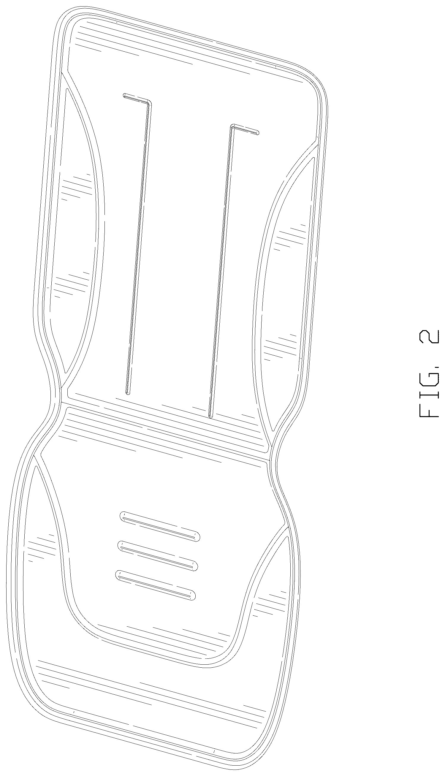 Patent USD1124712 Figure 2 – Baby cushion