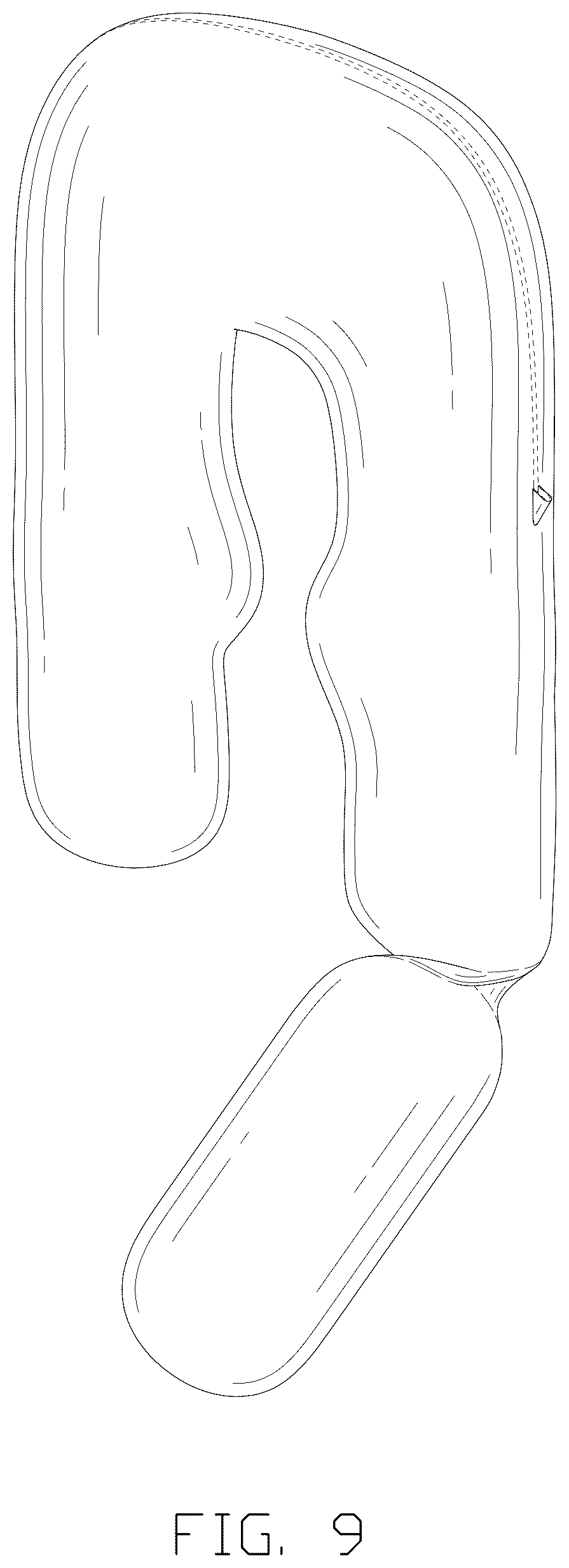 Patent USD1124713 Figure 9 – Pregnancy pillow