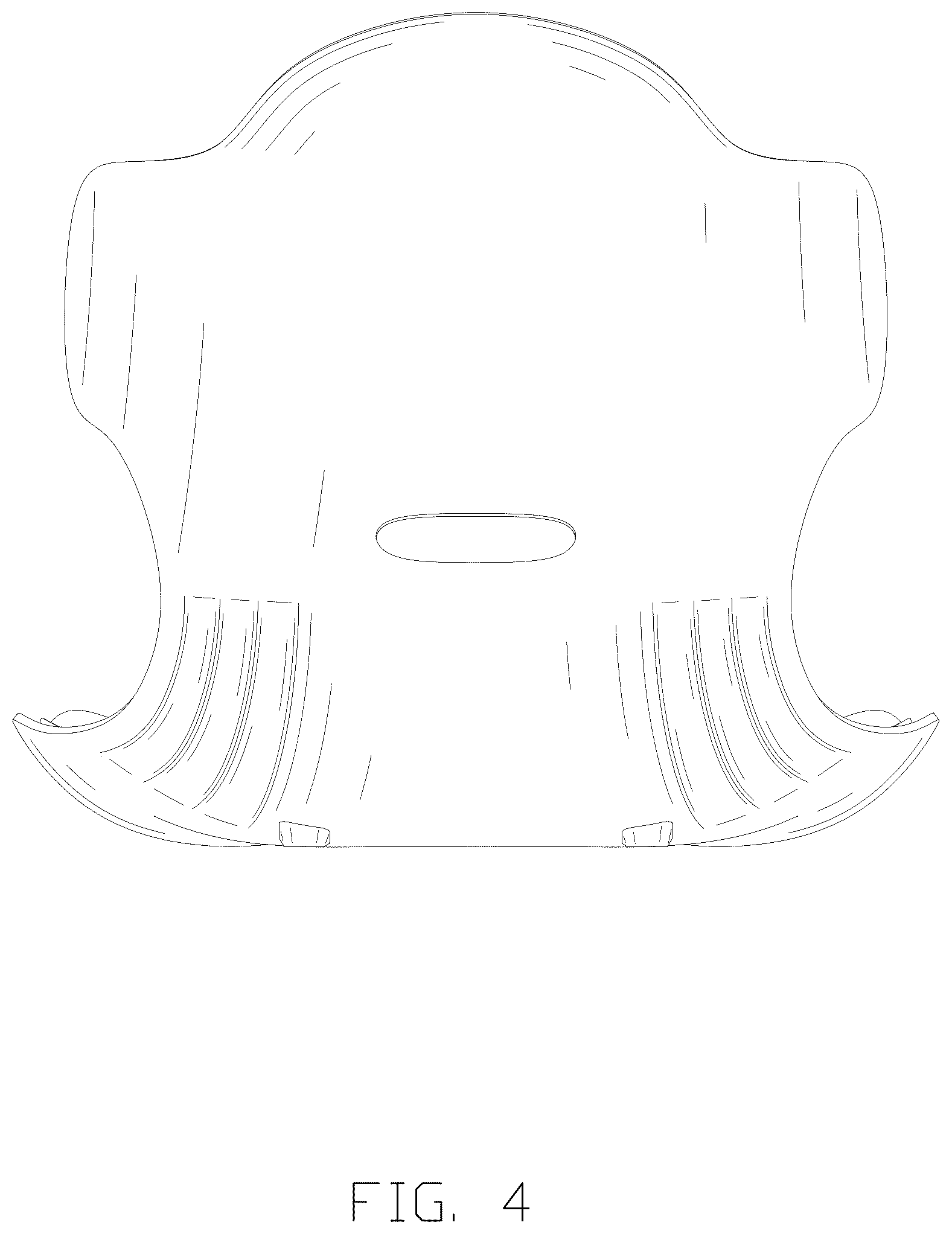 Patent USD1124714 Figure 4 – Lumbar support cushion