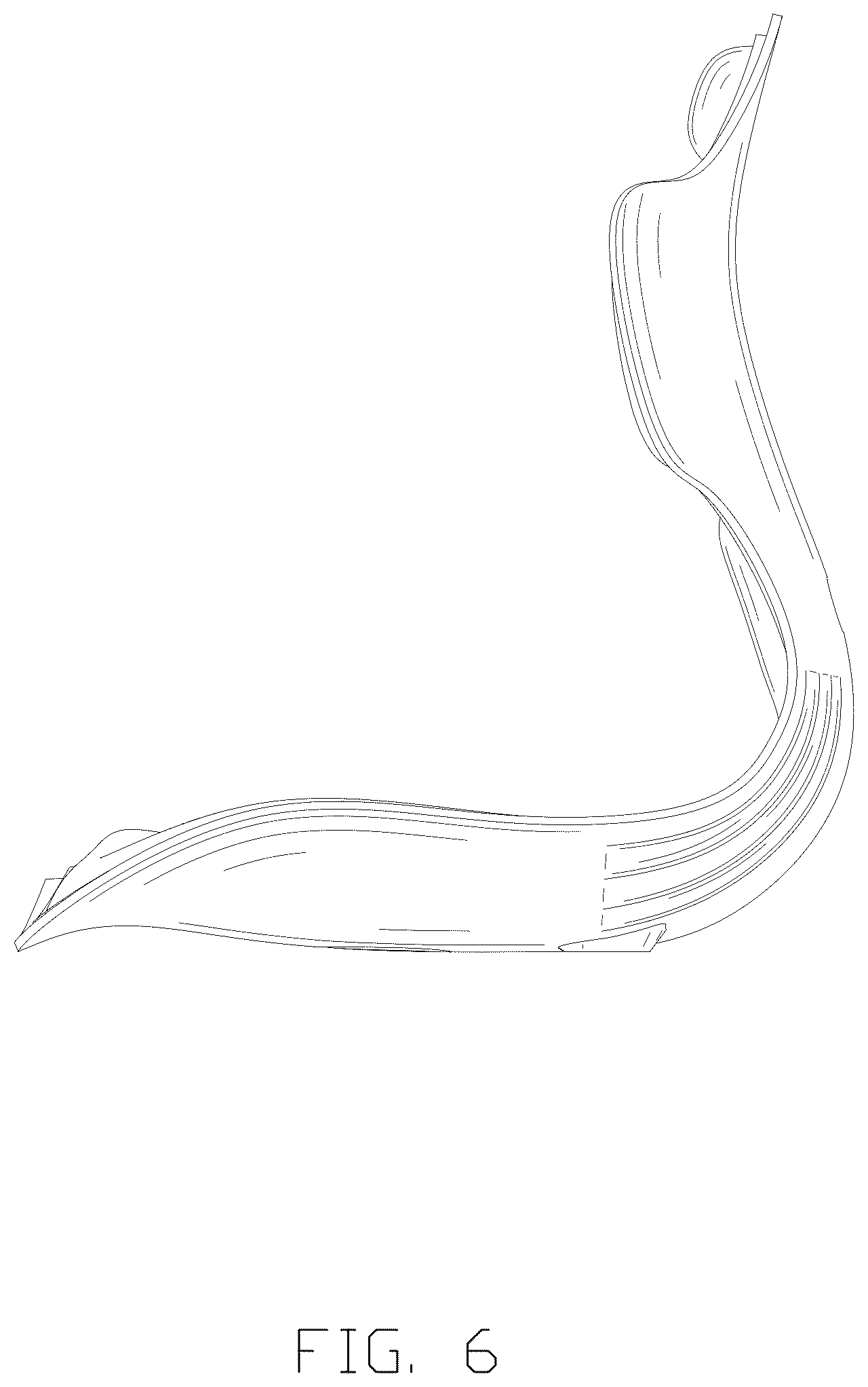Patent USD1124714 Figure 6 – Lumbar support cushion