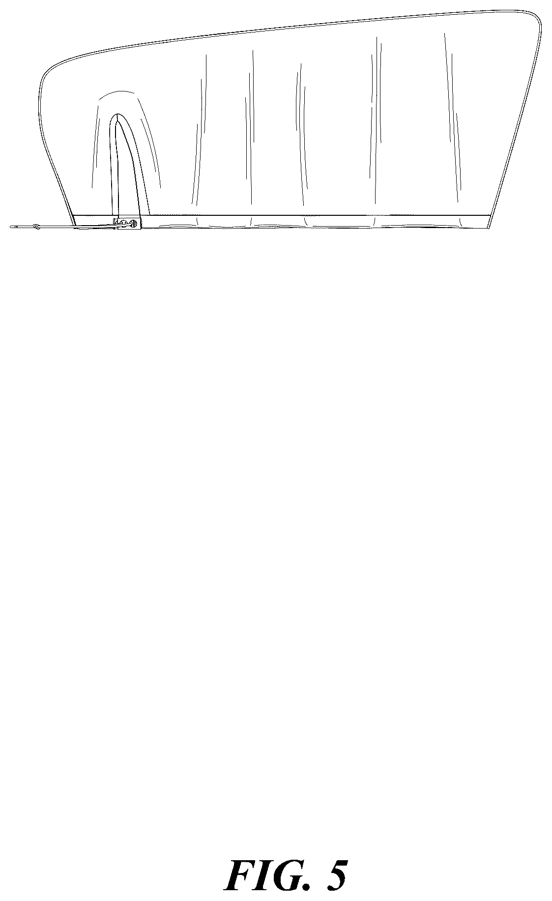 Patent USD1124715 Figure 5 – Grill cover