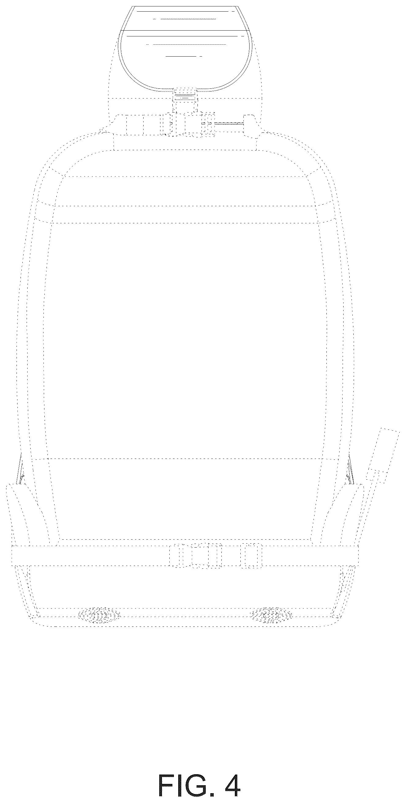 Patent USD1124717 Figure 4 – Car seat cover