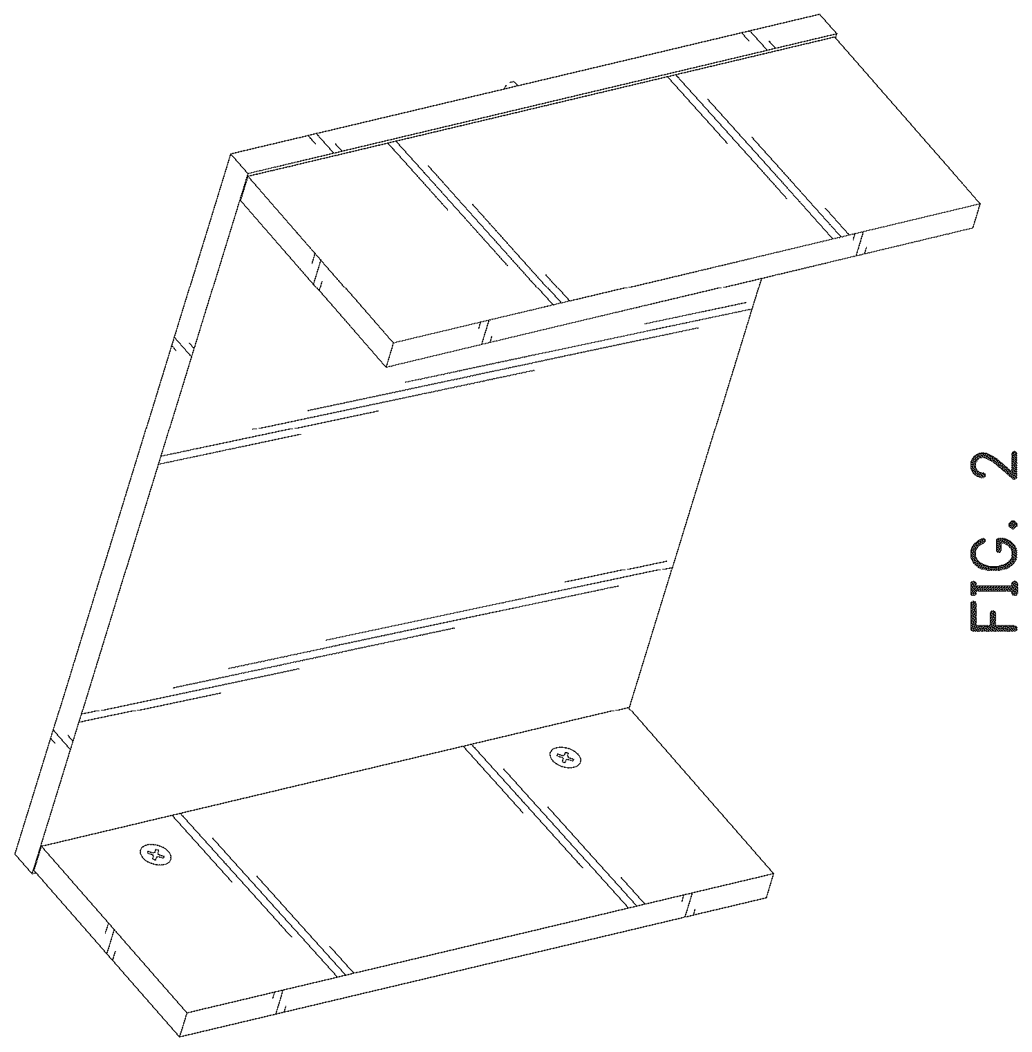 Patent USD1124718 Figure 2 – Desk riser