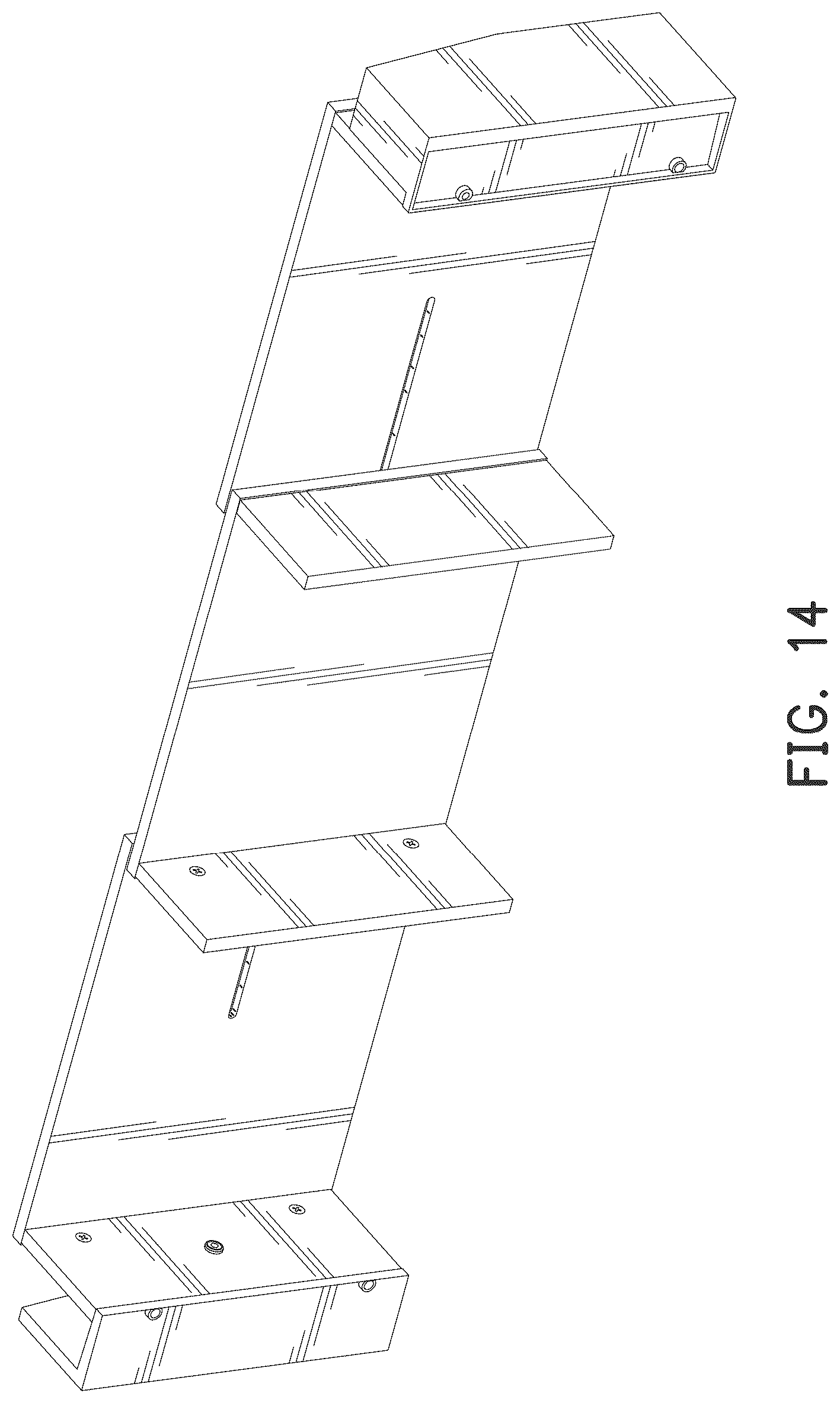 Patent USD1124718 Figure 12 – Desk riser