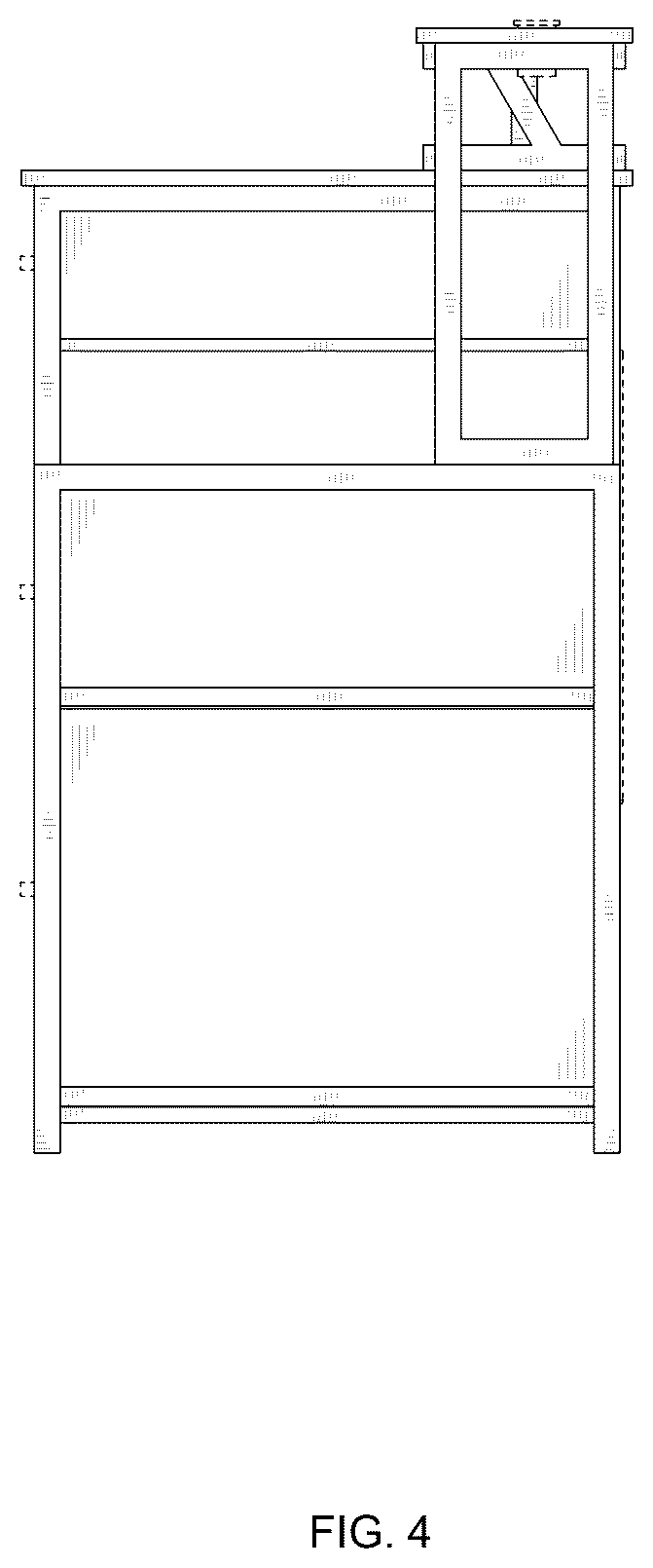 Patent USD1124719 Figure 4 – Desk