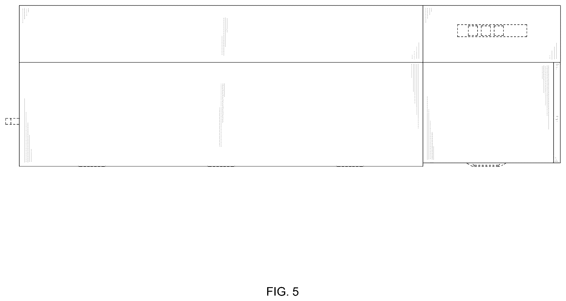 Patent USD1124719 Figure 5 – Desk