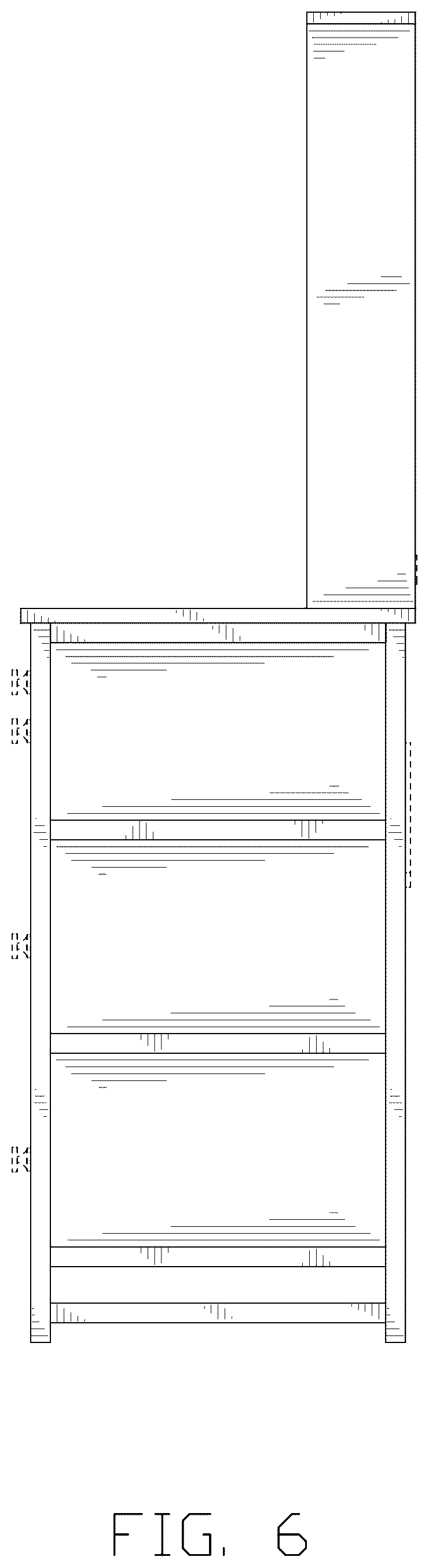 Patent USD1124721 Figure 6 – Dressing table