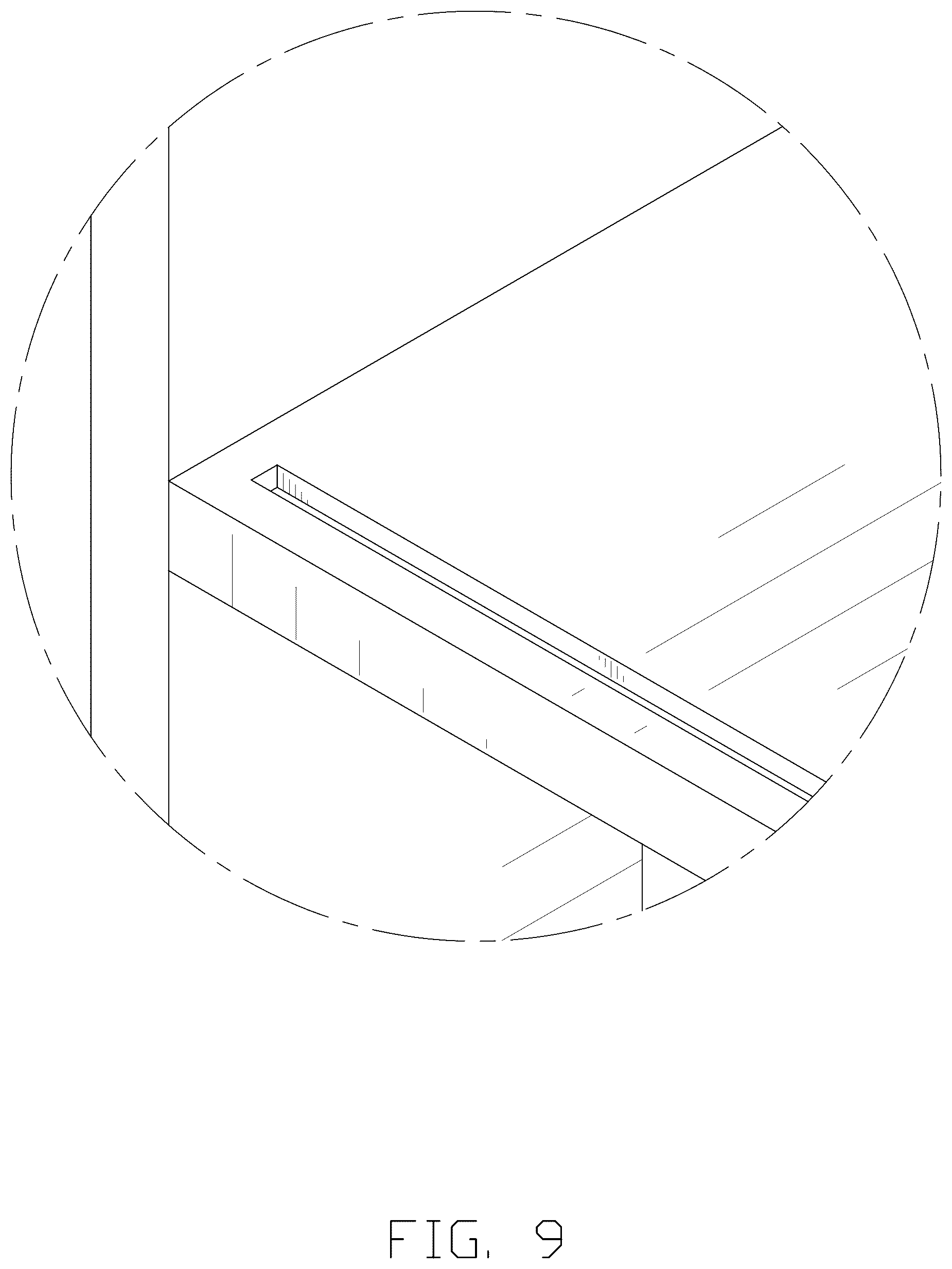 Patent USD1124721 Figure 9 – Dressing table