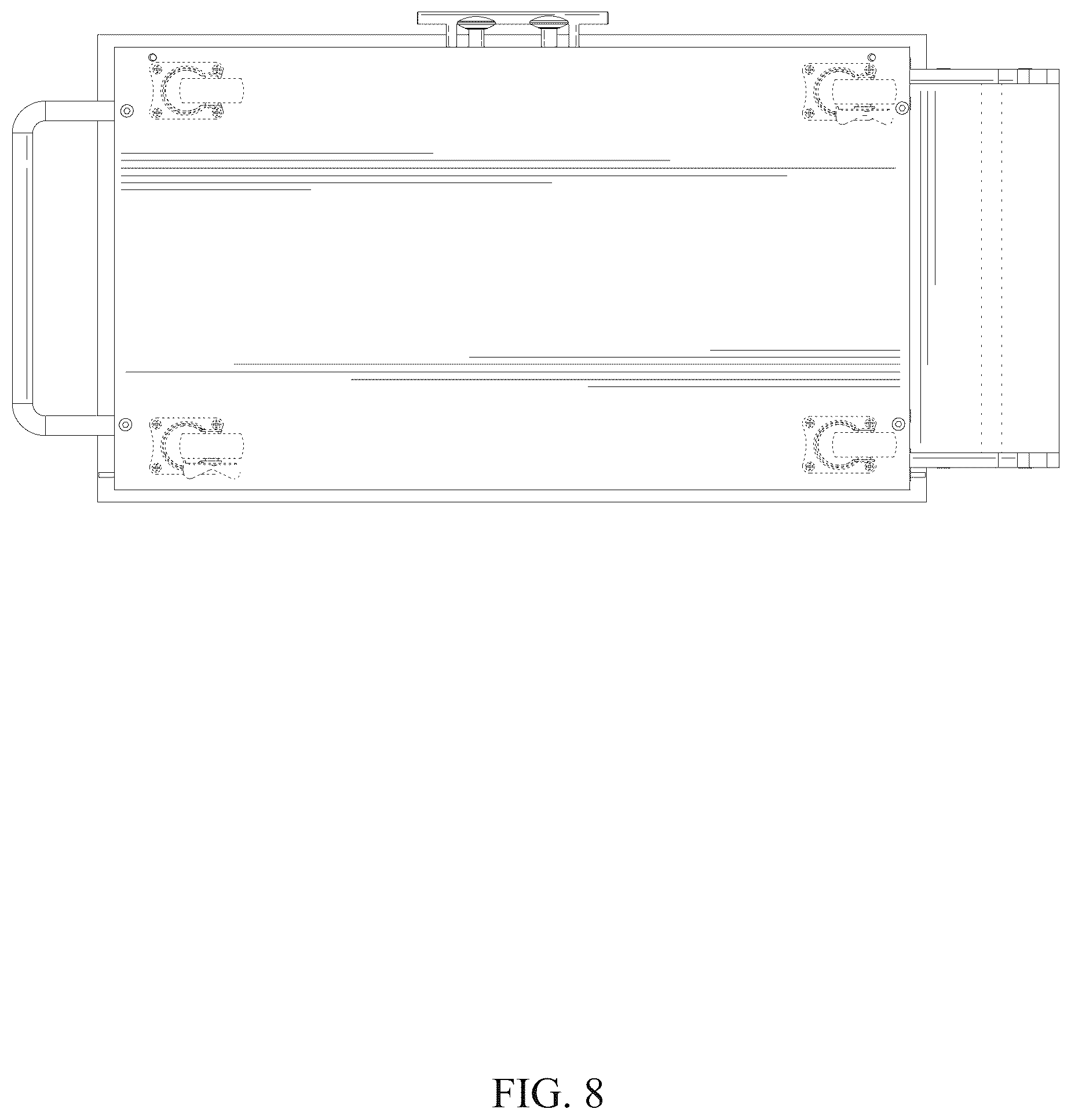 Patent USD1124722 Figure 8 – Kitchen island