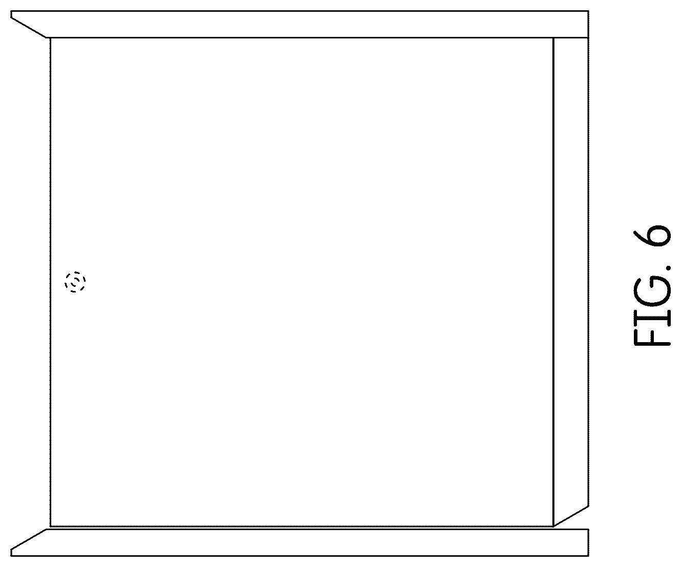 Patent USD1124723 Figure 6 – Storage furniture