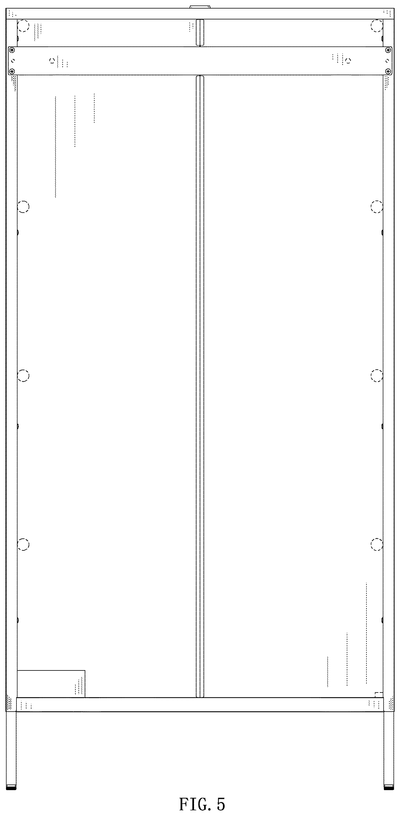 Patent USD1124724 Figure 5 – LED display cabinet