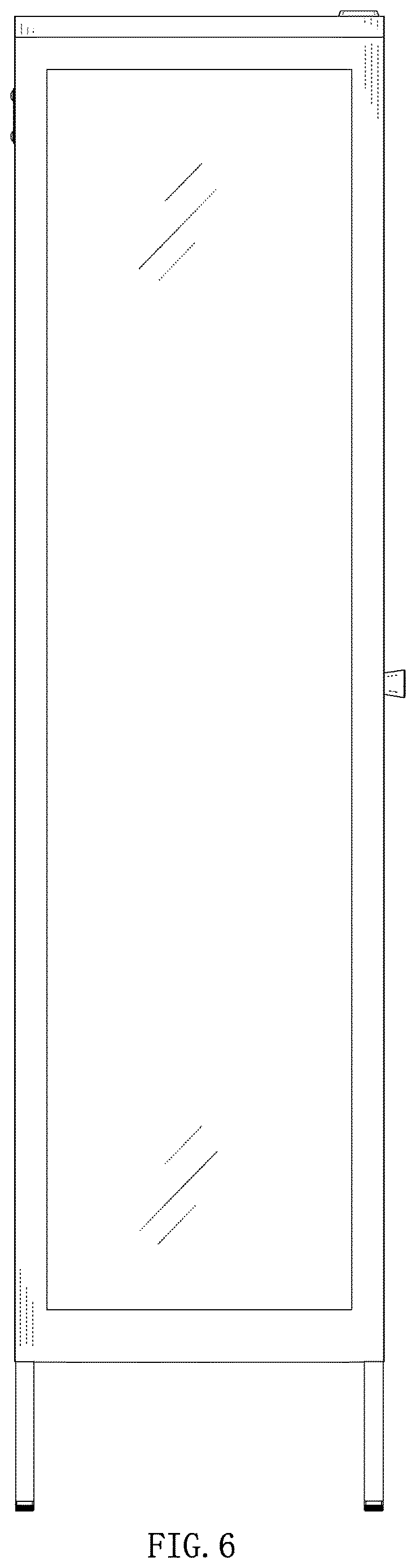 Patent USD1124724 Figure 6 – LED display cabinet