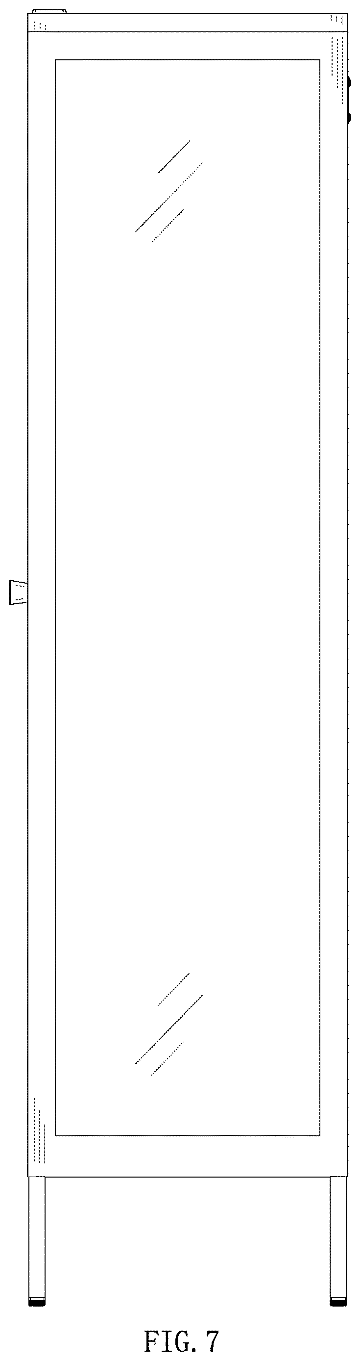 Patent USD1124724 Figure 7 – LED display cabinet