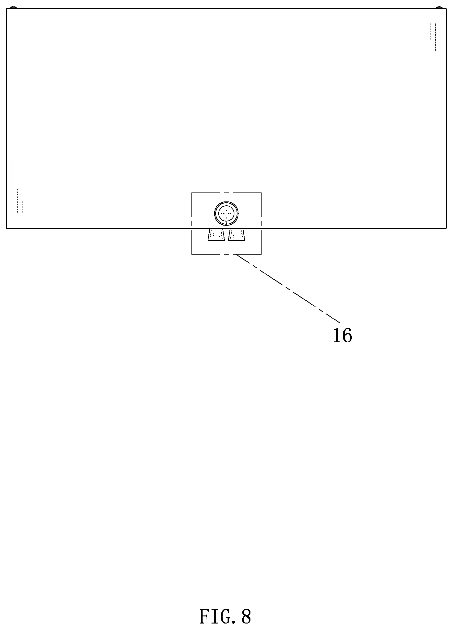 Patent USD1124724 Figure 8 – LED display cabinet