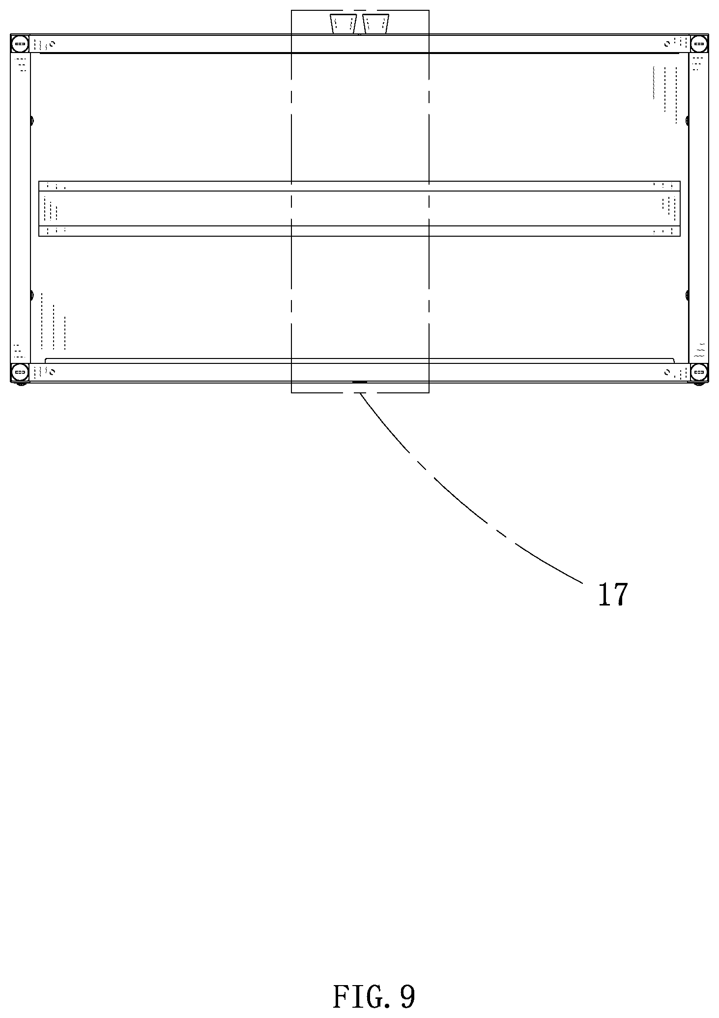 Patent USD1124724 Figure 9 – LED display cabinet