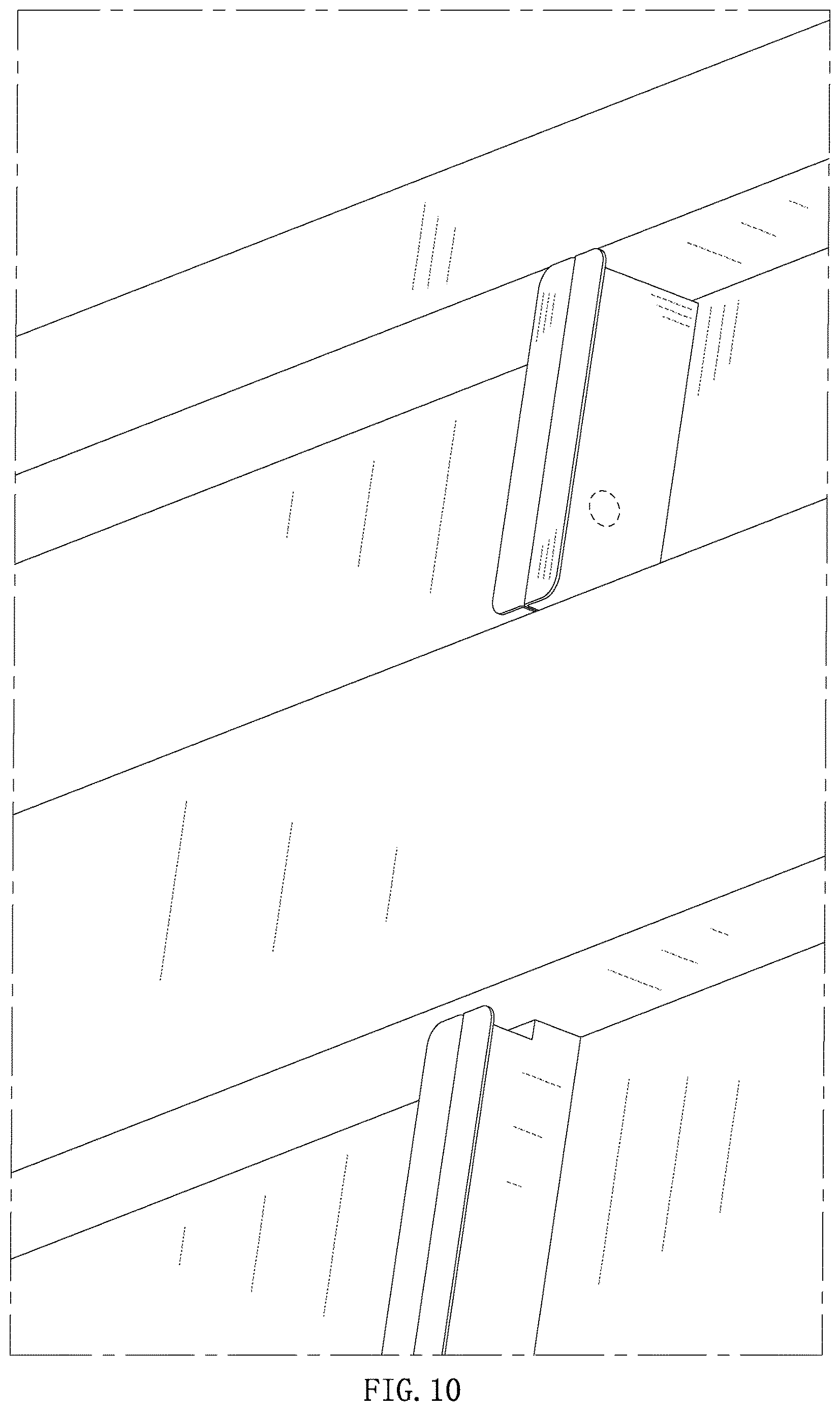 Patent USD1124724 Figure 10 – LED display cabinet