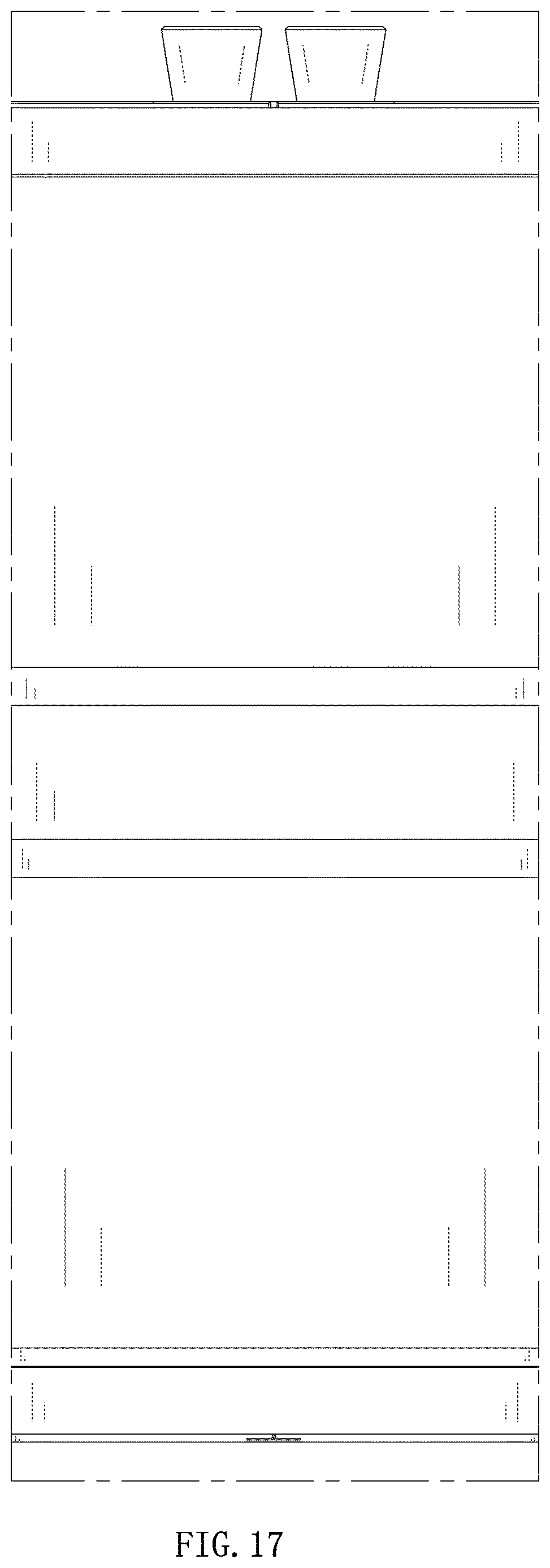 Patent USD1124724 Figure 17 – LED display cabinet