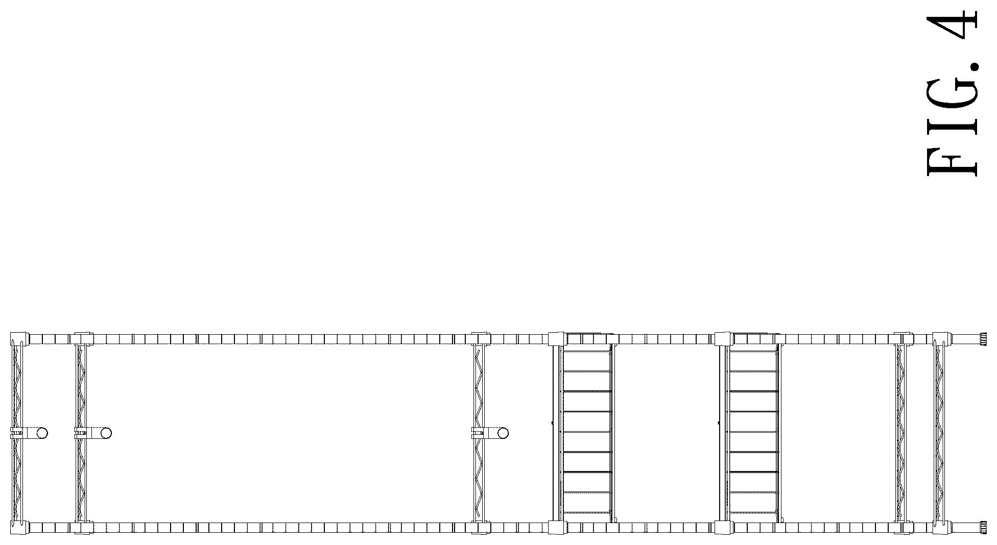 Patent USD1124726 Figure 4 – Garment rack