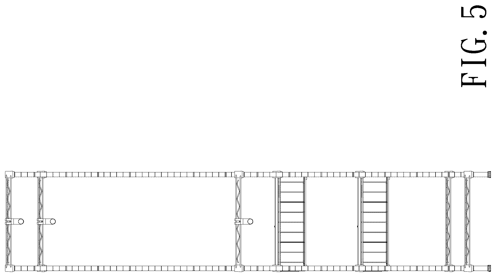 Patent USD1124726 Figure 5 – Garment rack