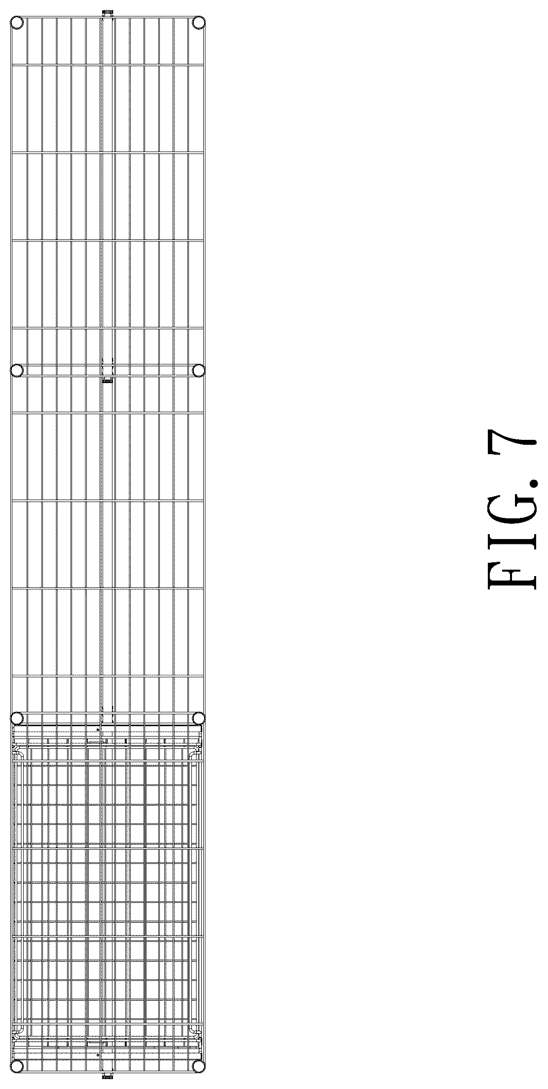 Patent USD1124726 Figure 7 – Garment rack