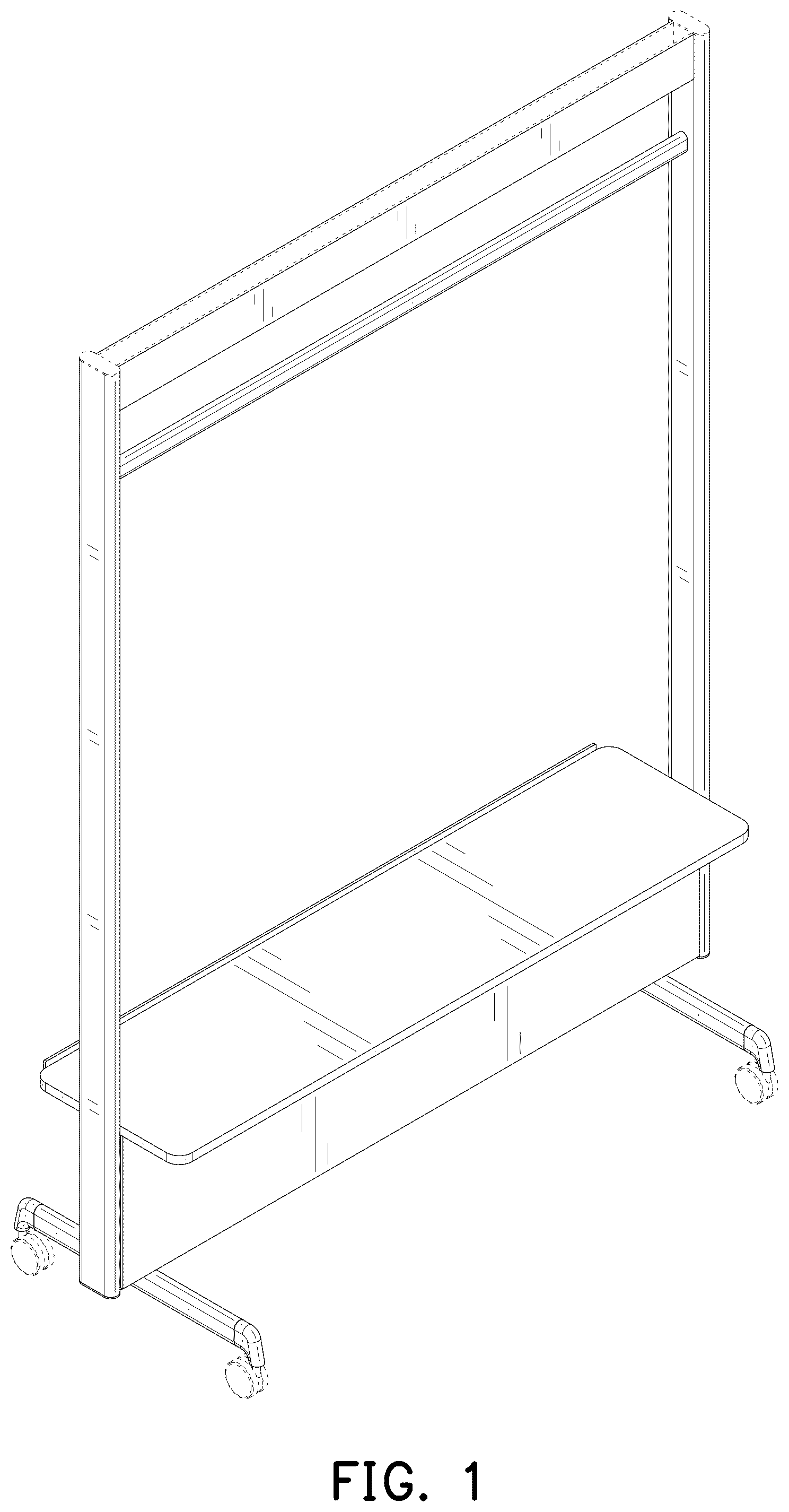 Patent USD1124727 Figure 1 – Shelf