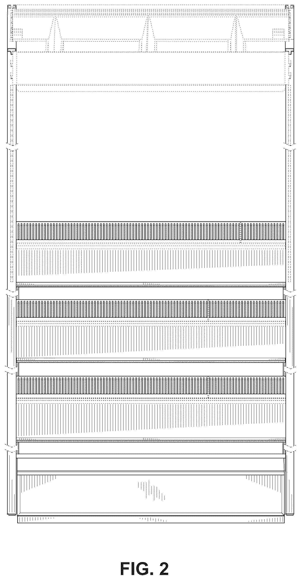 Patent USD1124728 Figure 2 – Retail display