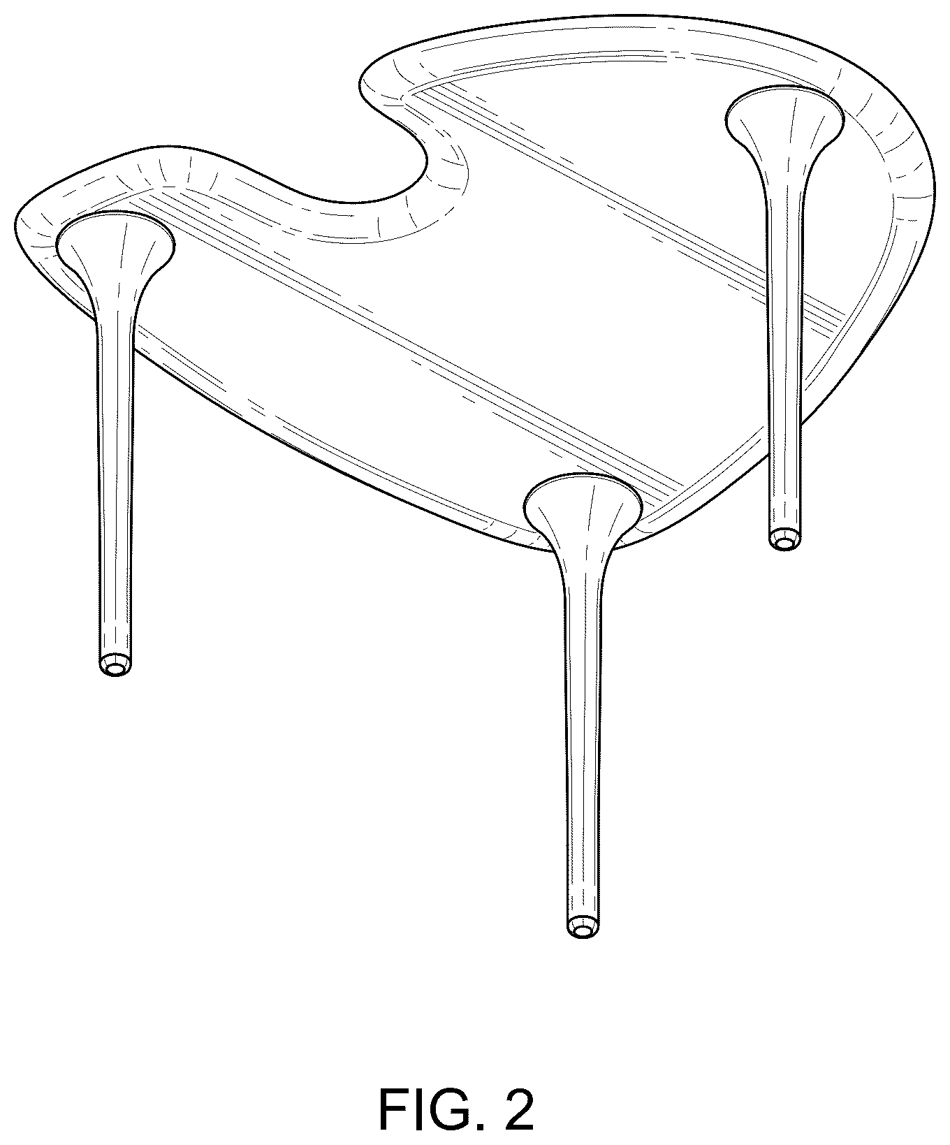 Patent USD1124730 Figure 2 – Table