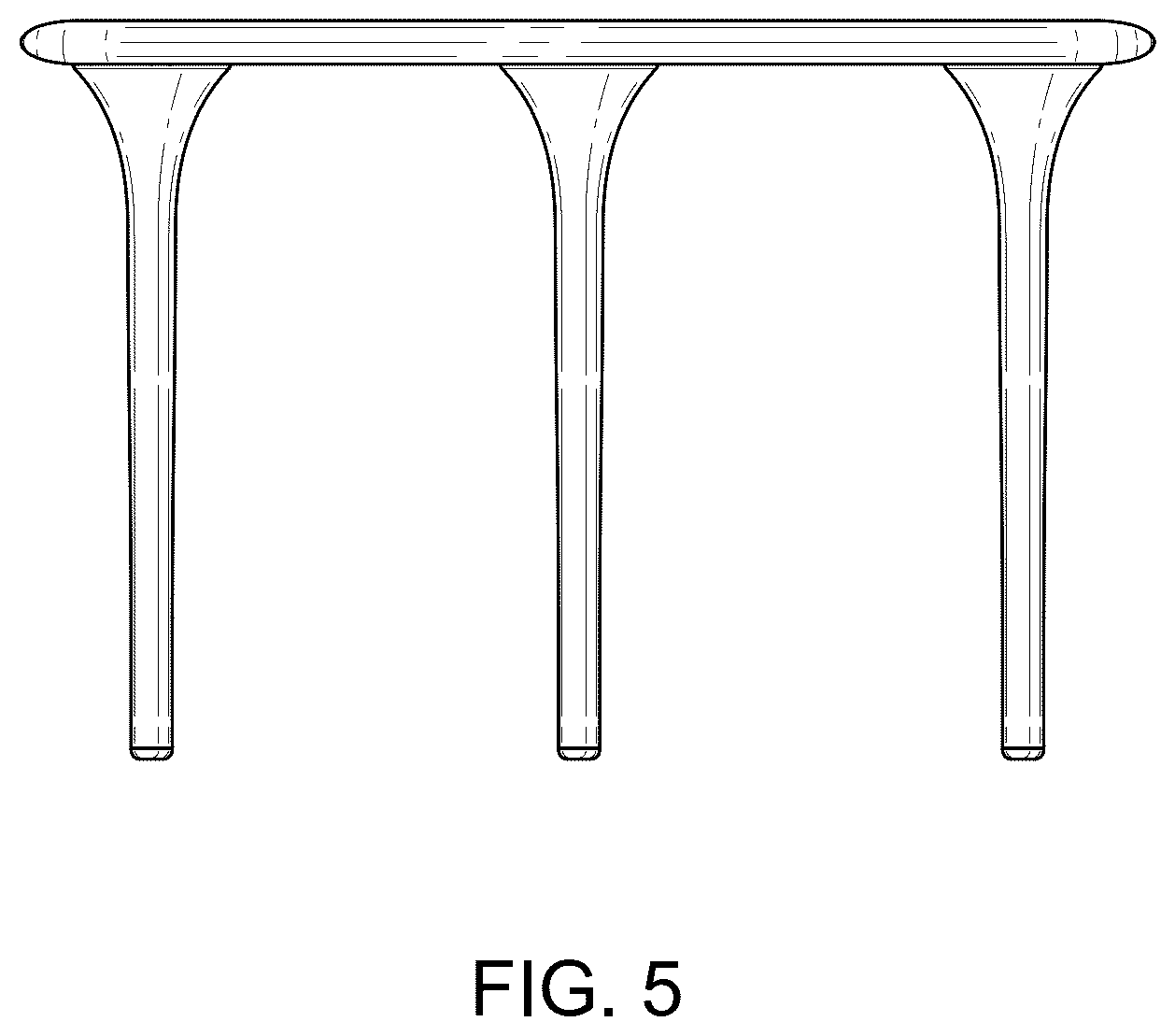Patent USD1124730 Figure 5 – Table