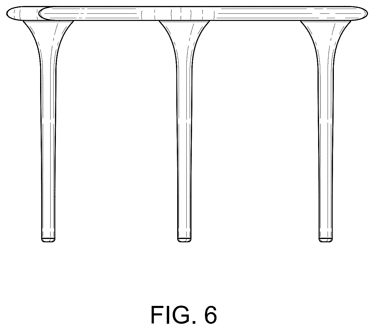 Patent USD1124730 Figure 6 – Table