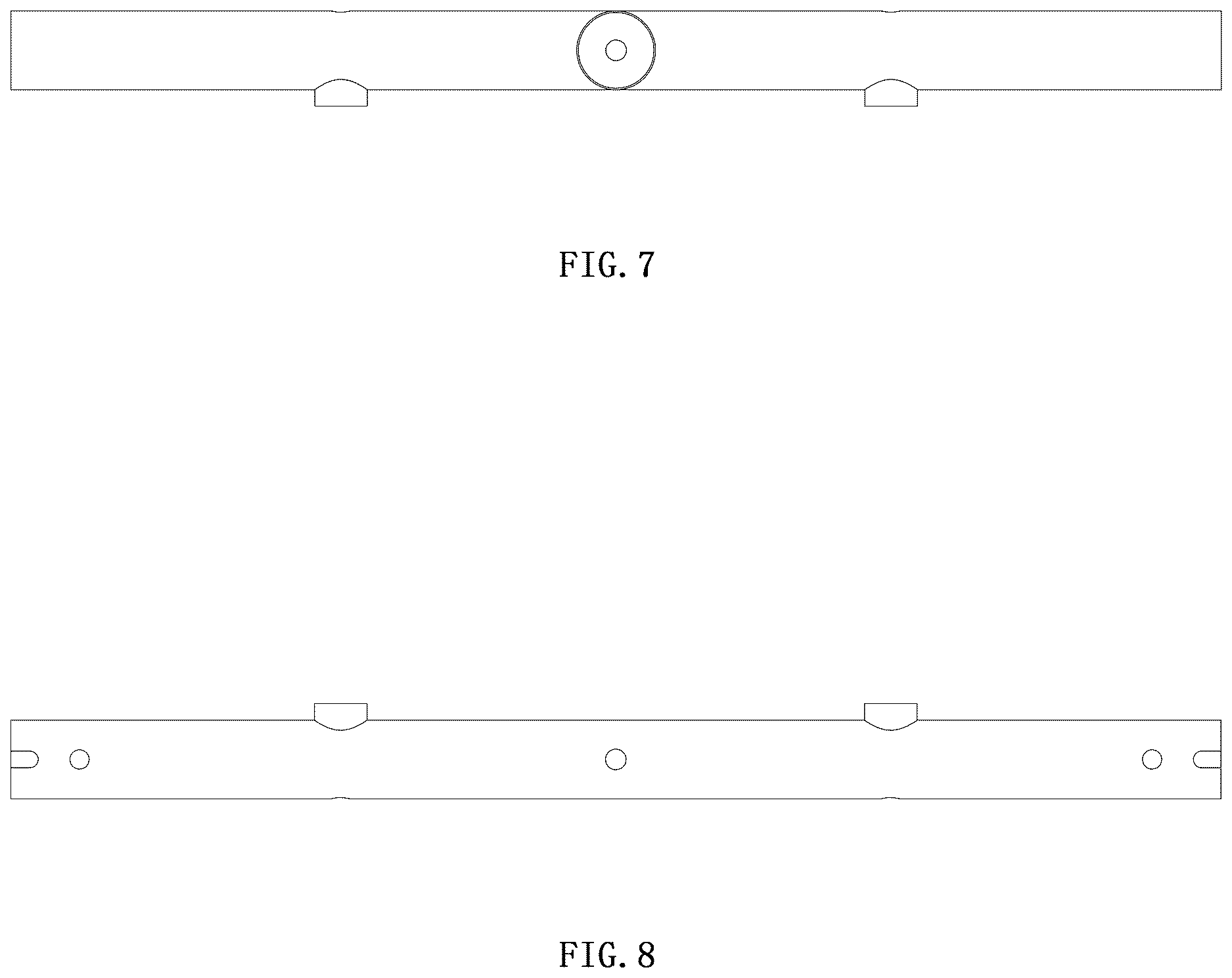 Patent USD1124731 Figure 5 – Base of clothes hanger