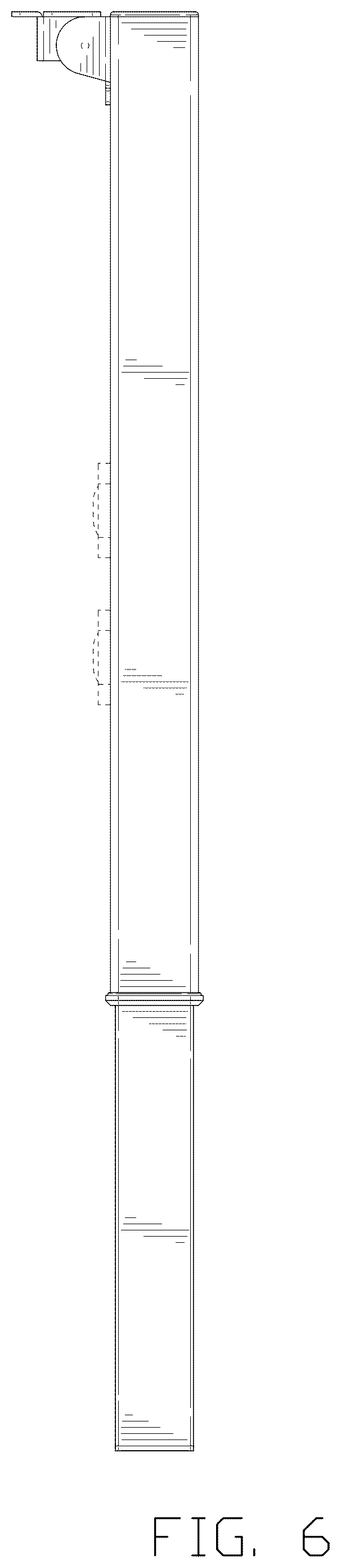 Patent USD1124732 Figure 6 – Adjustable supporting leg