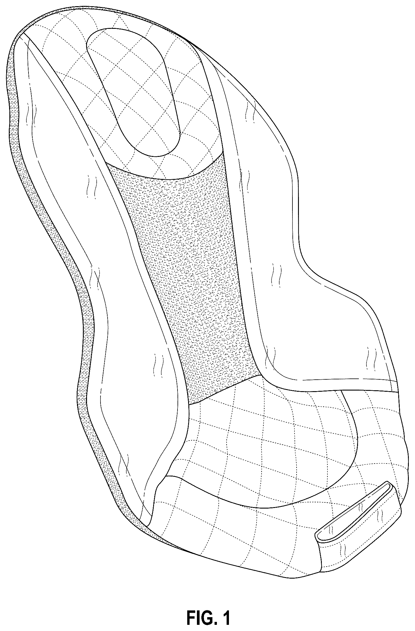Patent USD1124734 — Baby bouncer seat insert — Figure 1