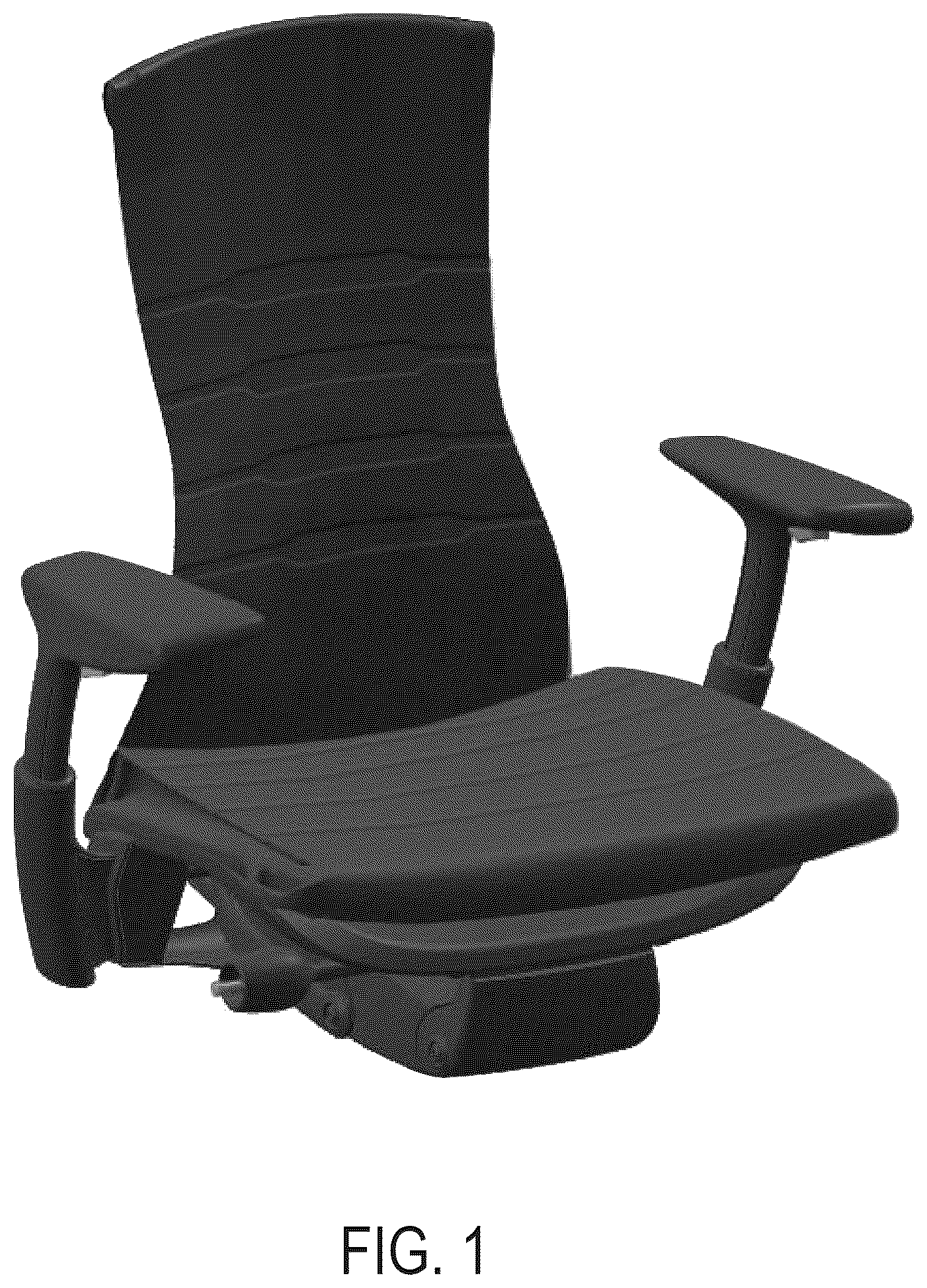 Patent USD1124735 Figure 1 – Chair