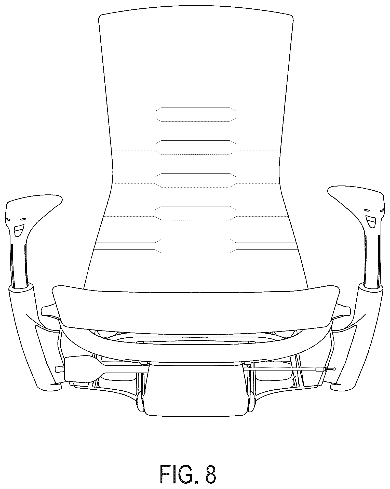 Patent USD1124735 Figure 8 – Chair