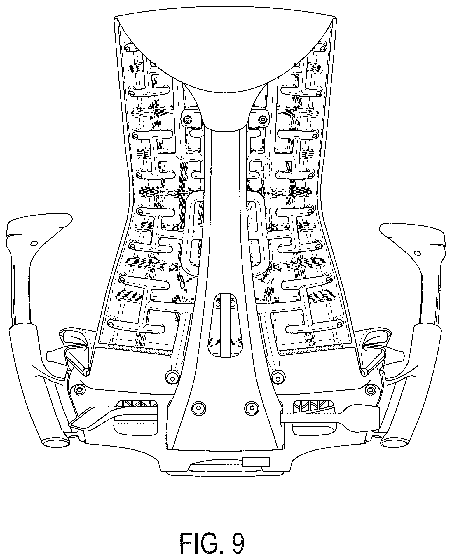 Patent USD1124735 Figure 9 – Chair