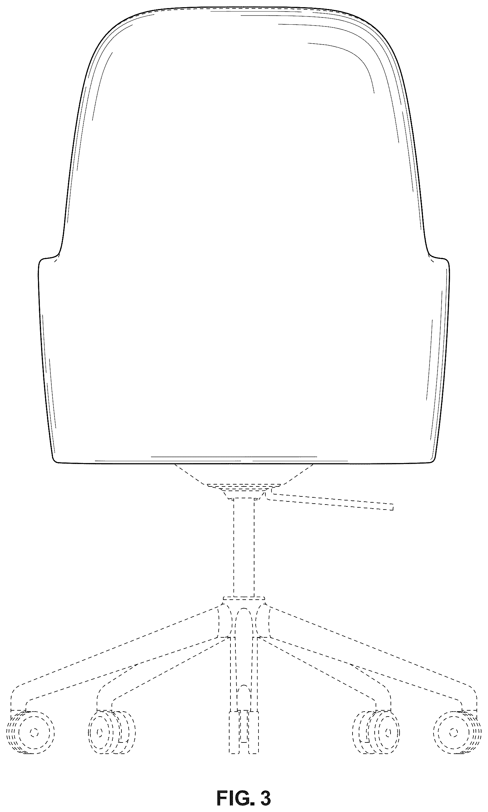 Patent USD1124737 Figure 3 – Chair