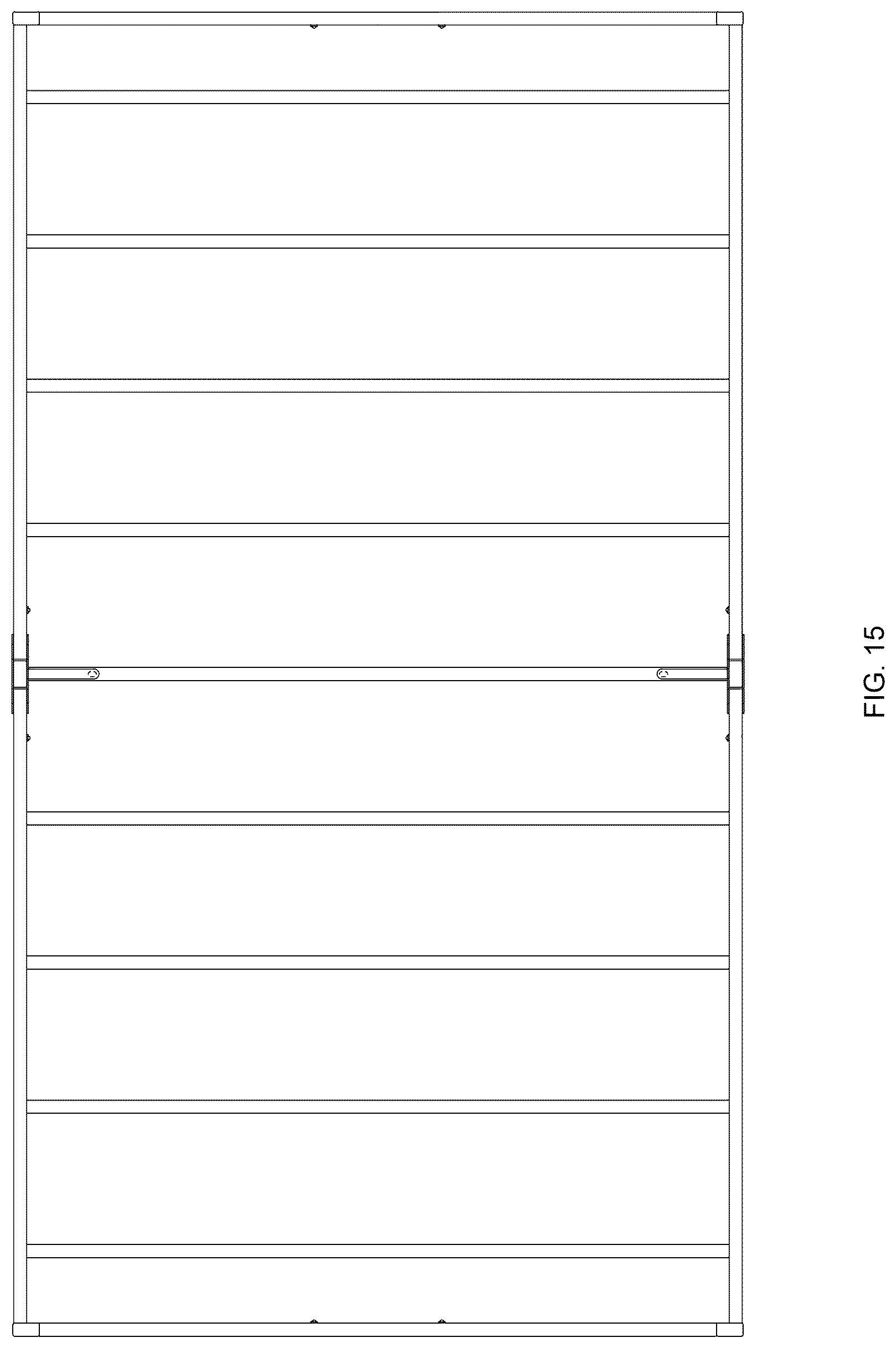 Patent USD1124739 Figure 15 – Steel frame platform bed