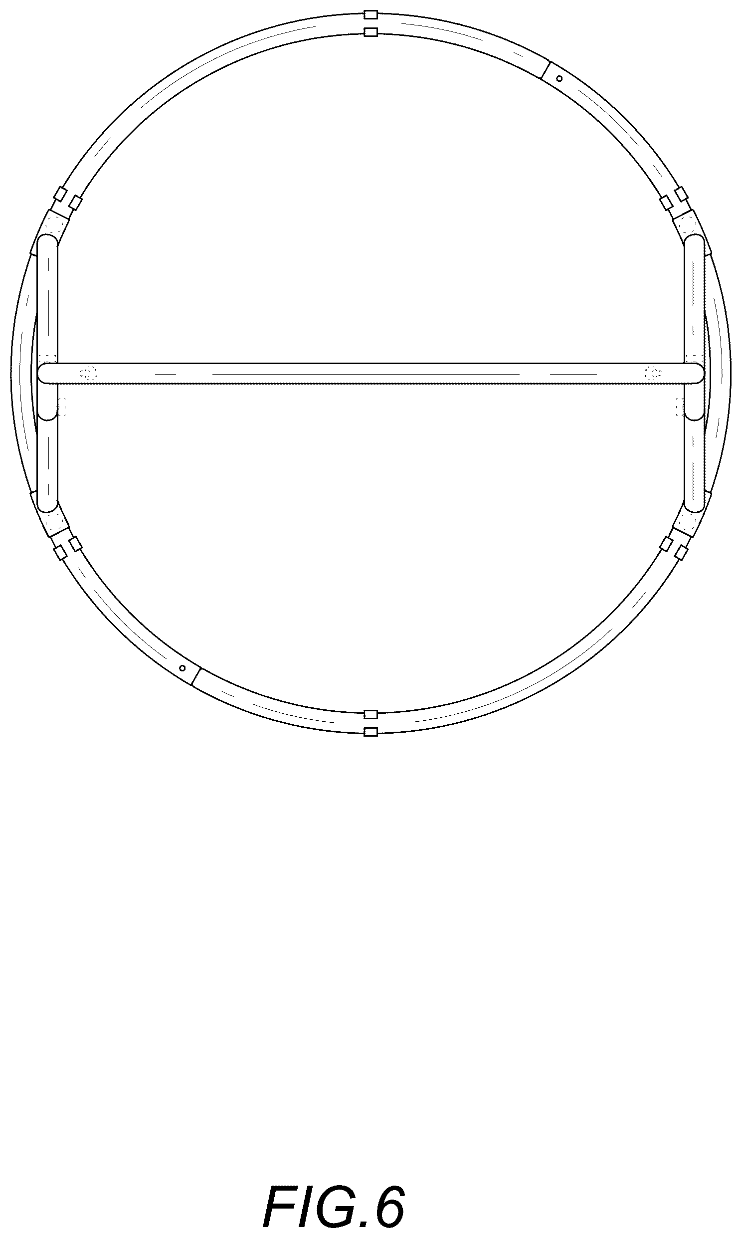 Patent USD1124740 Figure 6 – Hammock chair stand