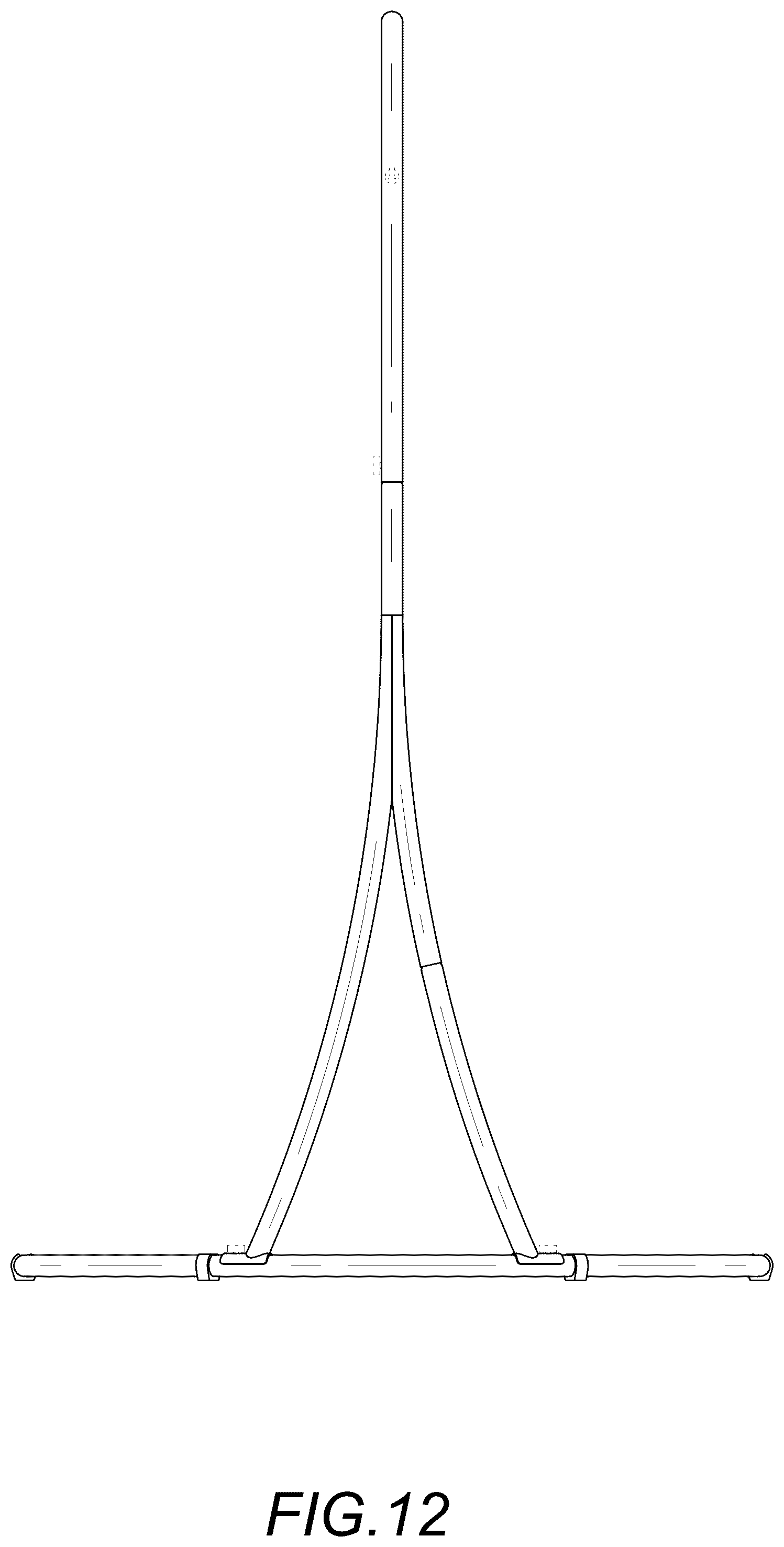 Patent USD1124740 Figure 12 – Hammock chair stand