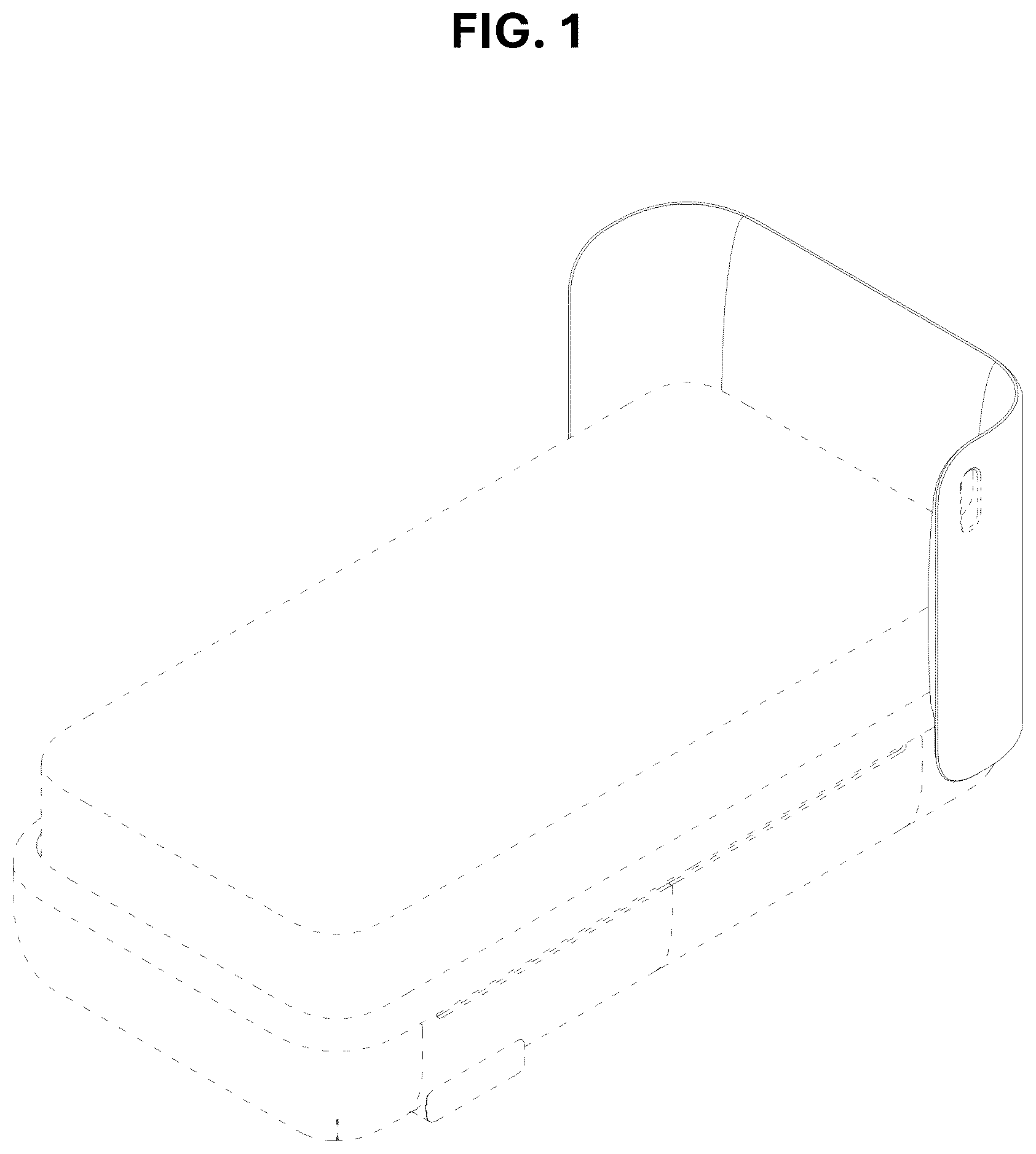 Patent USD1124741 Figure 1 – Motion bed combined with a spinal warmer